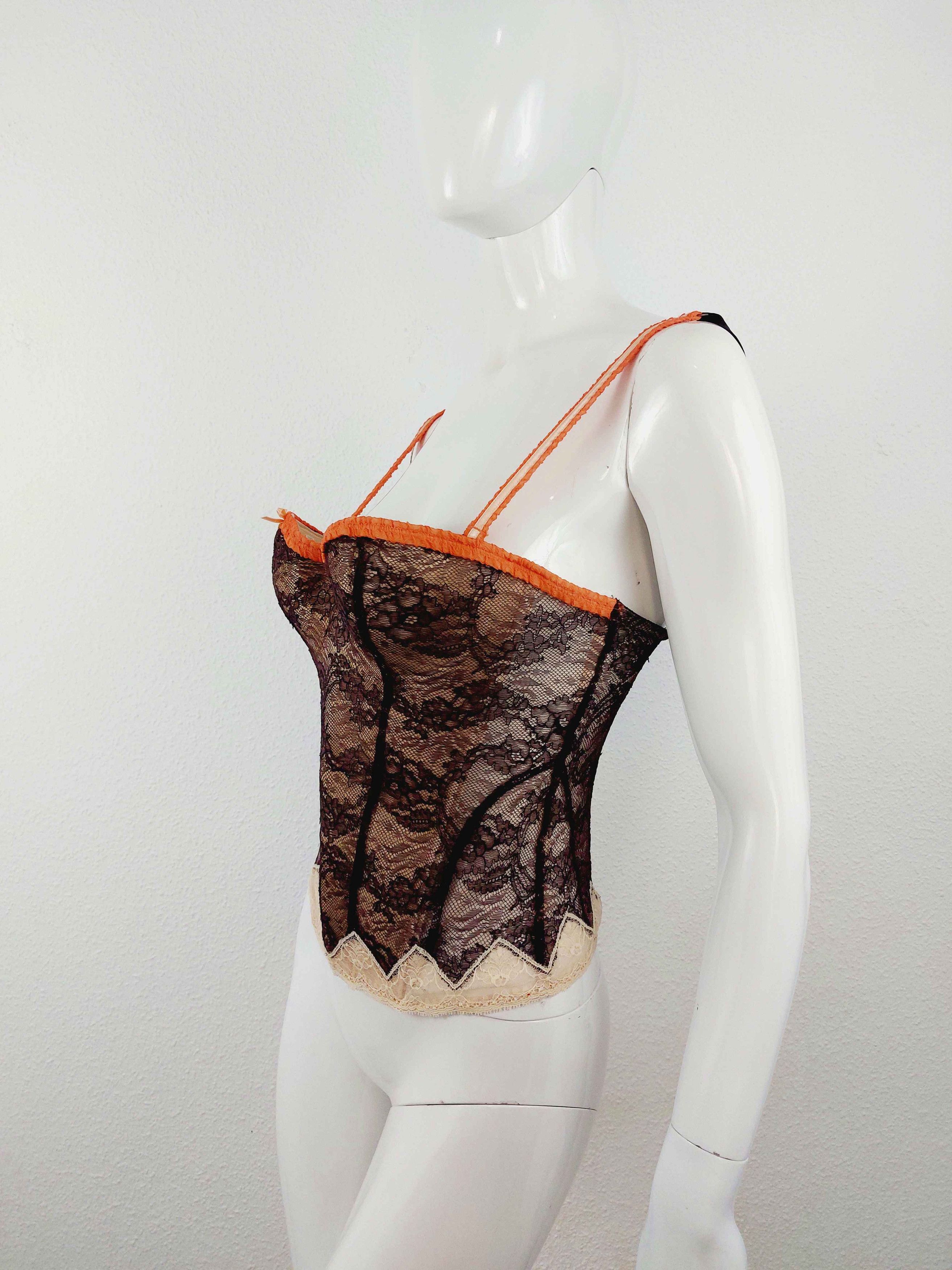 Christian Lacroix Christian Lacroix Baroque Goth Gothic Lace Corset Bustier Size M / US 6-8 / IT 42-44 - 7 Thumbnail