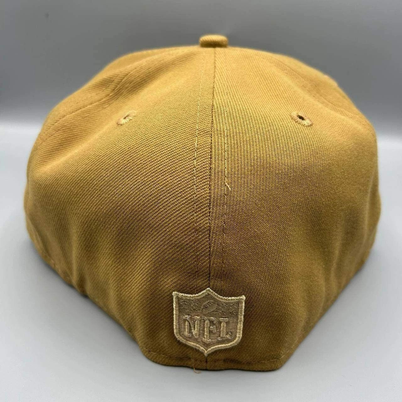 New Era Las Vegas Raiders Hat Men 7 3/4 Brown Embroidered Fitted Cap Size ONE SIZE - 3 Thumbnail