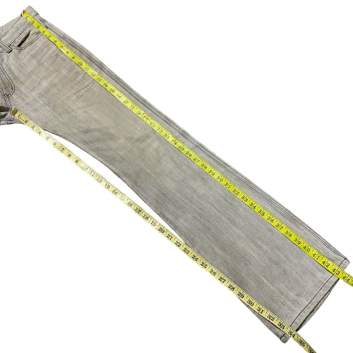 Le Grande Bleu (L.G.B.) Japanese RUPERT EDGE Mudwash Denim Flare Jeans Zipper Pocket Size US 31 - 17 Thumbnail