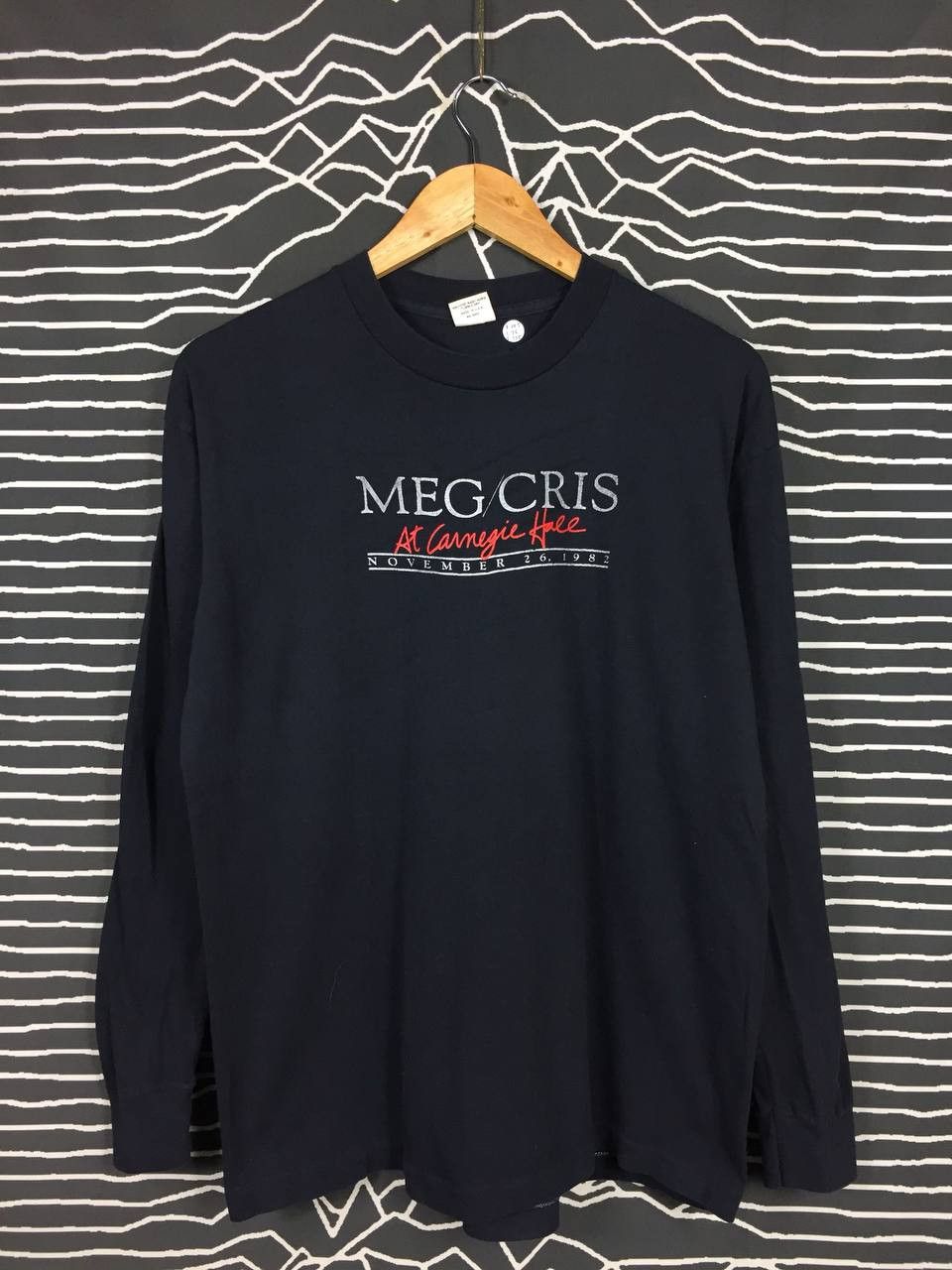 Band Tees × Vintage Vtg 80s Meg Christian & Cris Williamson Carnegie Hall Tee Size US M / EU 48-50 / 2 - 2 Thumbnail