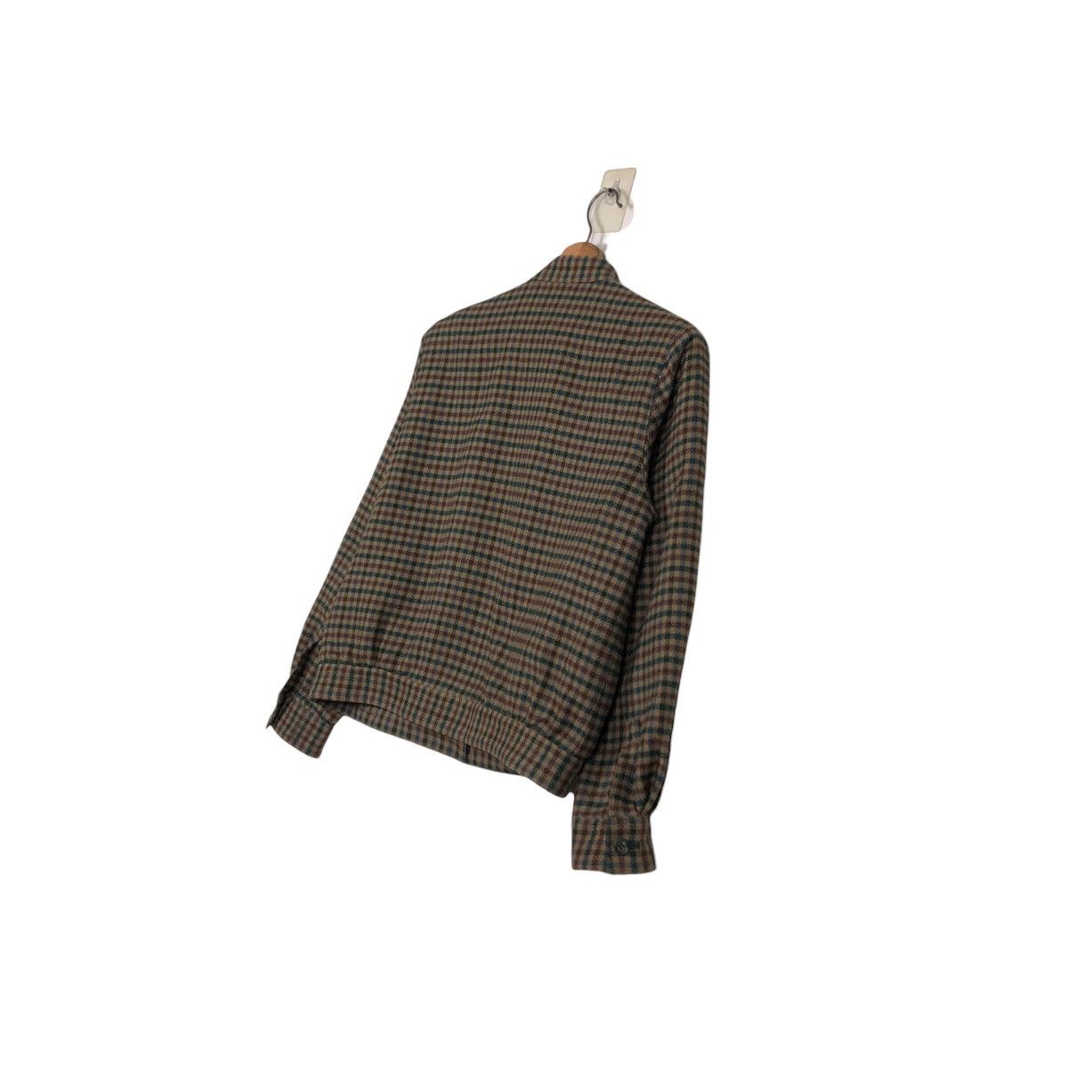 Japanese Brand 📌Vintage Bomber Jacket Parienne Tartan Check Issey Miyake Size US M / EU 48-50 / 2 - 11 Thumbnail