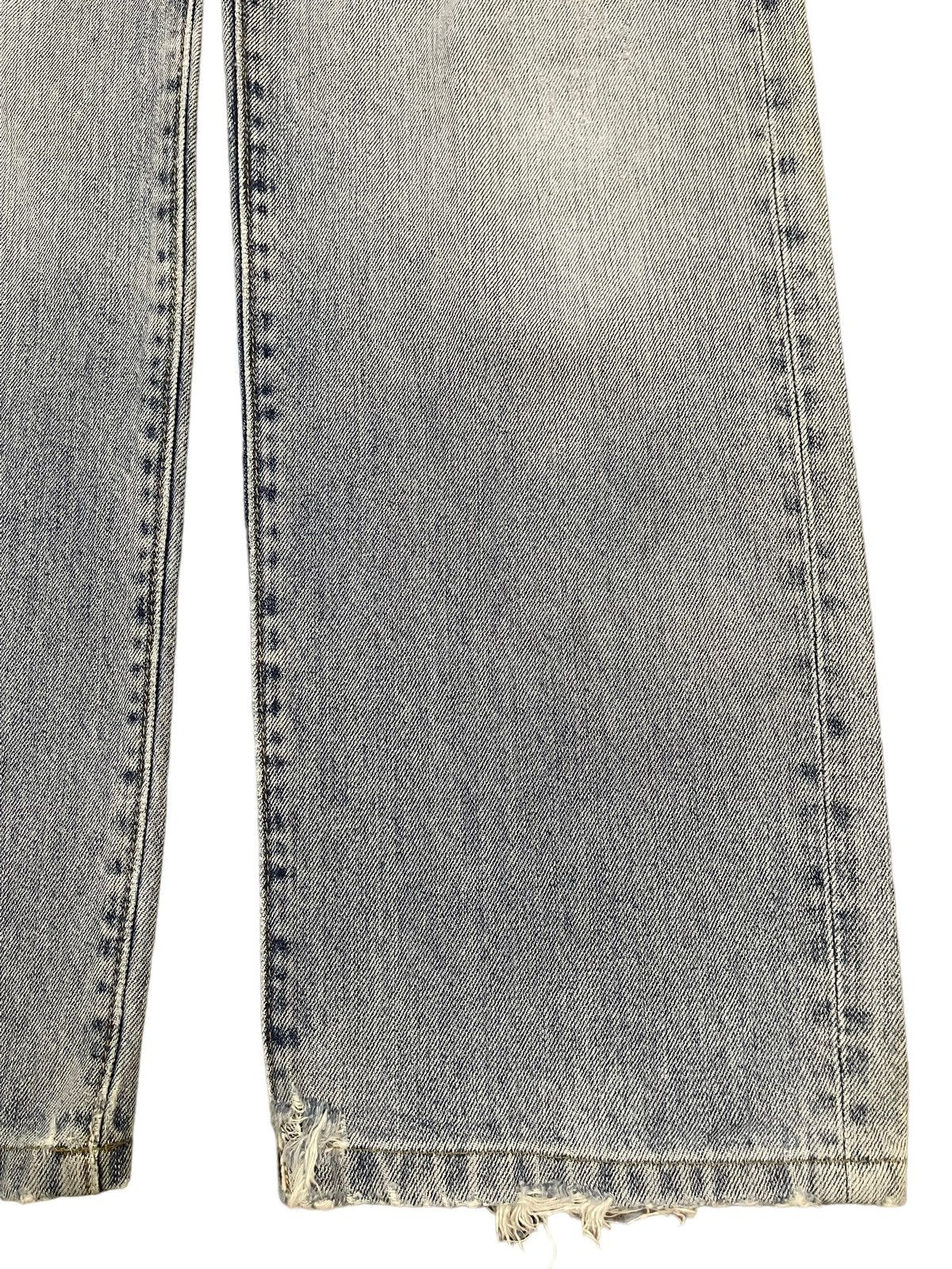 Uniqlo Vintage Japanese Uniqlo Blue Wash Distress Loose Jeans Size US 30 / EU 46 - 6 Thumbnail