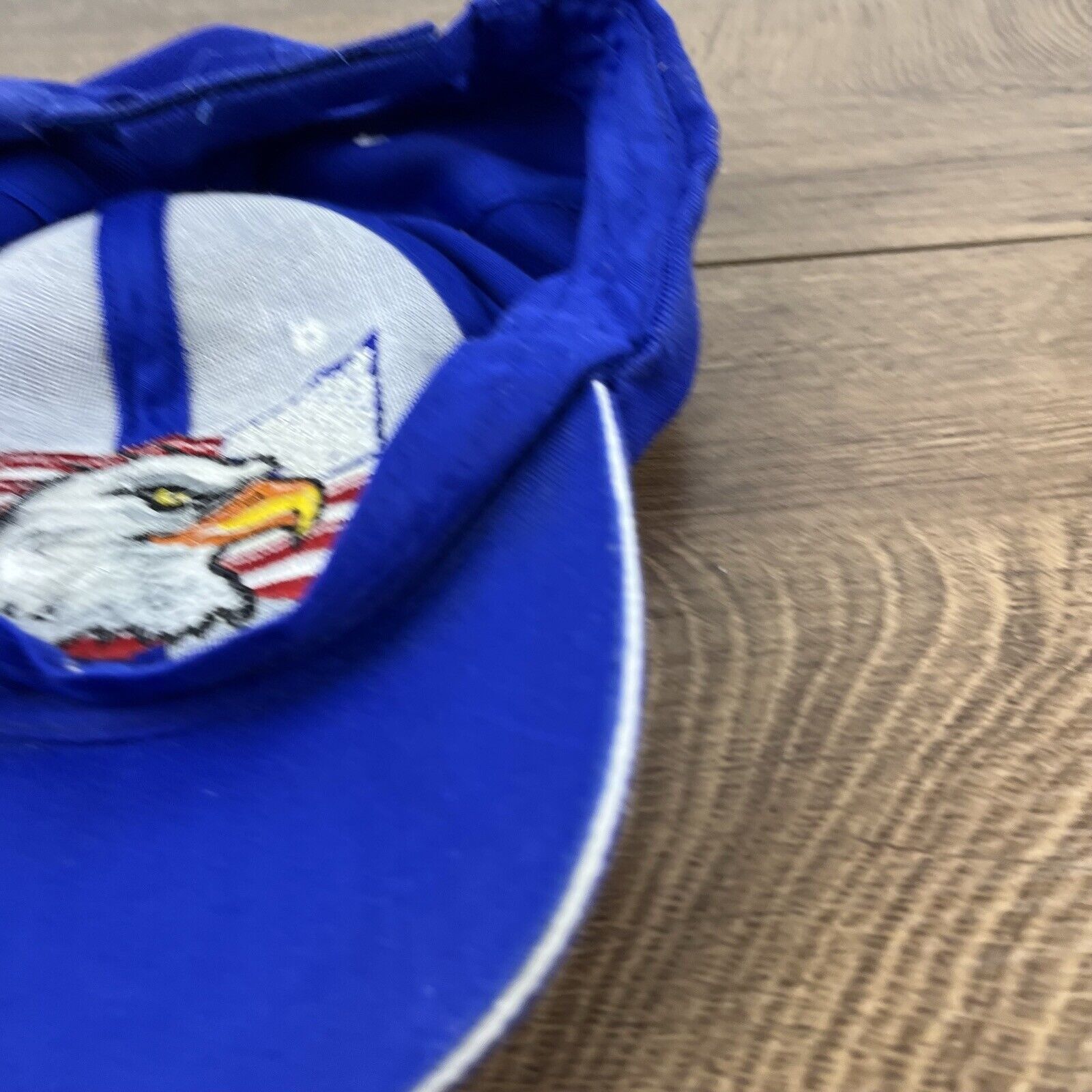 Other Bald Eagle Hat USA American Flag Hat Blue Adjustable Hat Blu Size ONE SIZE - 15 Thumbnail