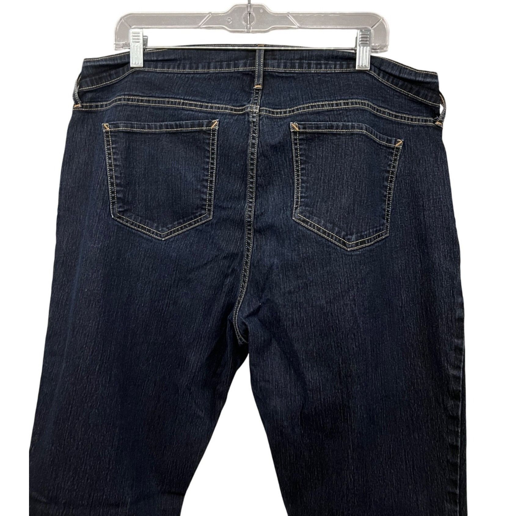 Old Navy Old Navy Sweetheart Womens Straight Leg Jeans Plus 16 Dark W Size 38" / US 16 / IT 52 - 3 Thumbnail