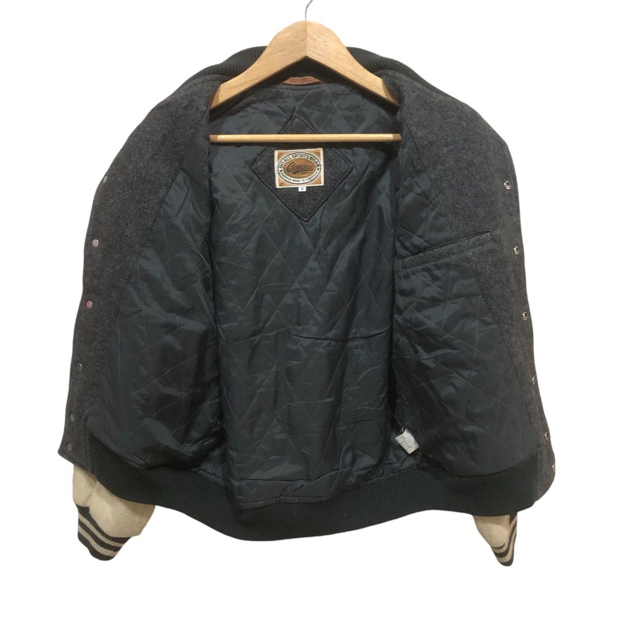 Japanese Brand Kids Campux Wool Varsity Jacket Size US S / EU 44-46 / 1 - 5 Thumbnail