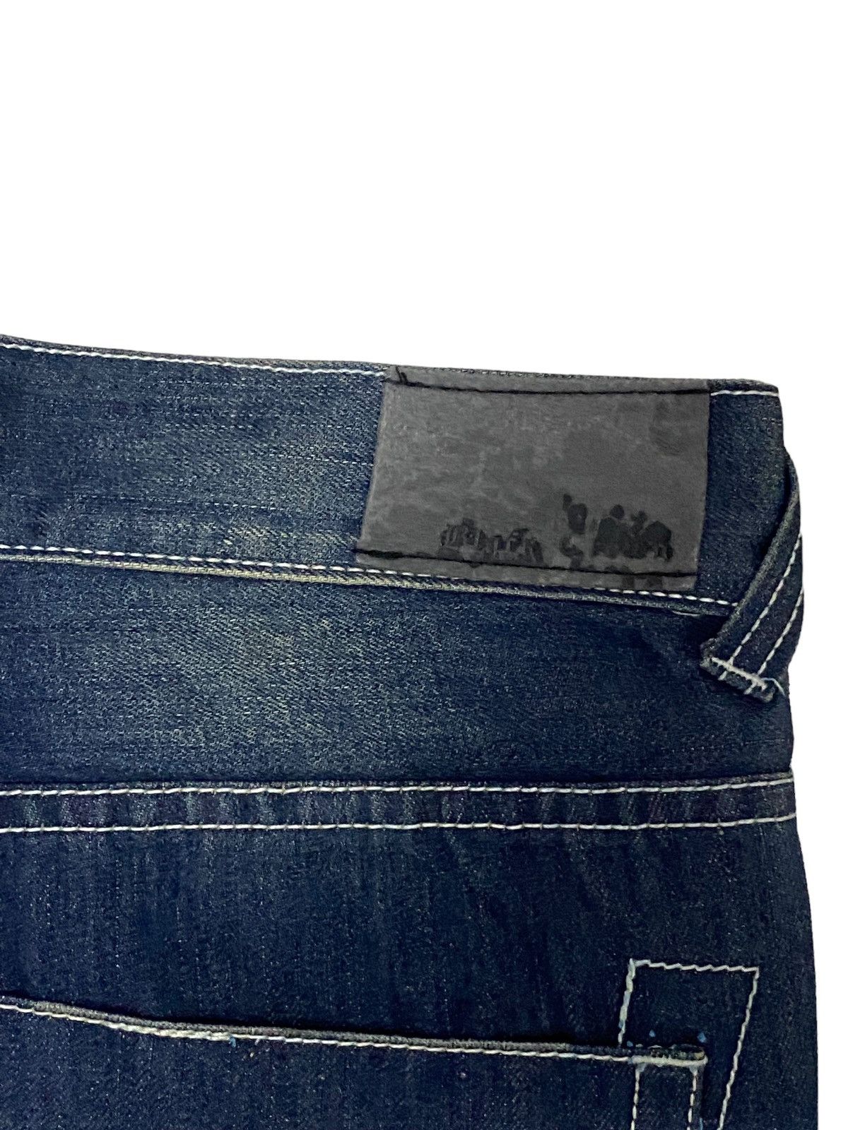 Hysteric Glamour Flare Black Crobot Japan Jean Whisker Honeycomb Style Size US 31 - 13 Thumbnail