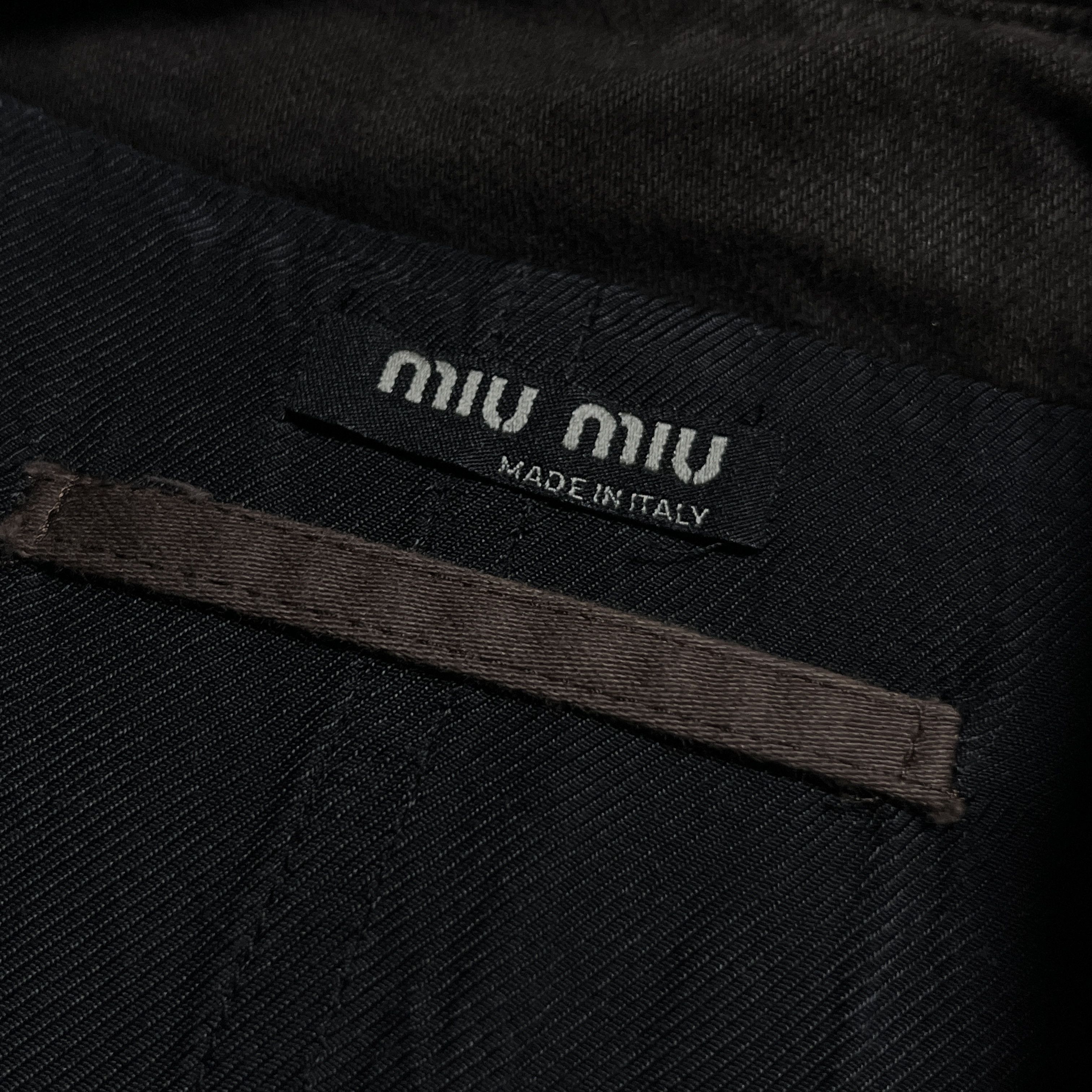 Miu Miu Miu Miu Archival Denim Jacket Size US M / EU 48-50 / 2 - 5 Thumbnail