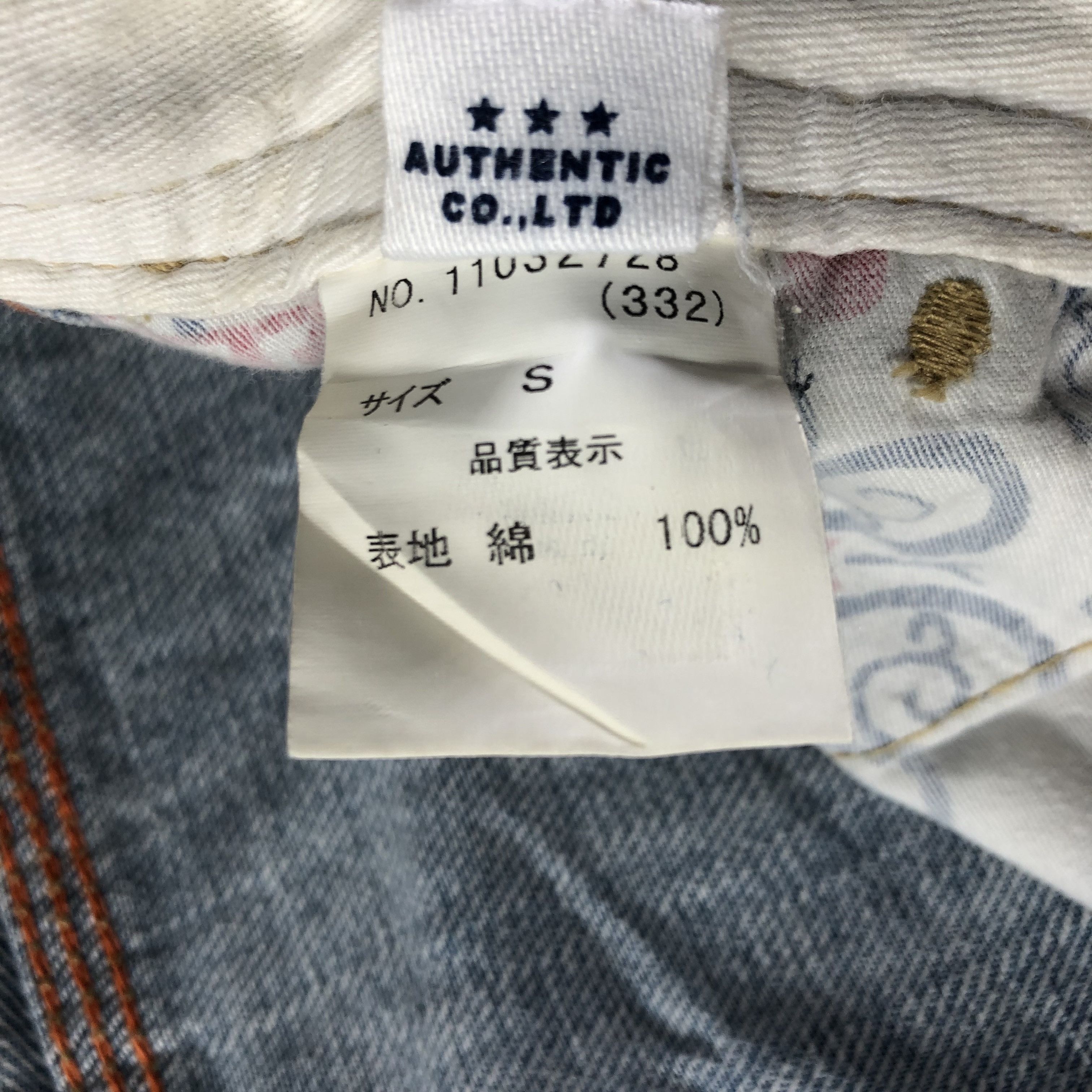 Japanese Brand Vintage Light Wash Cube Sugar Jeans-J3991 Size US 31 - 11 Thumbnail