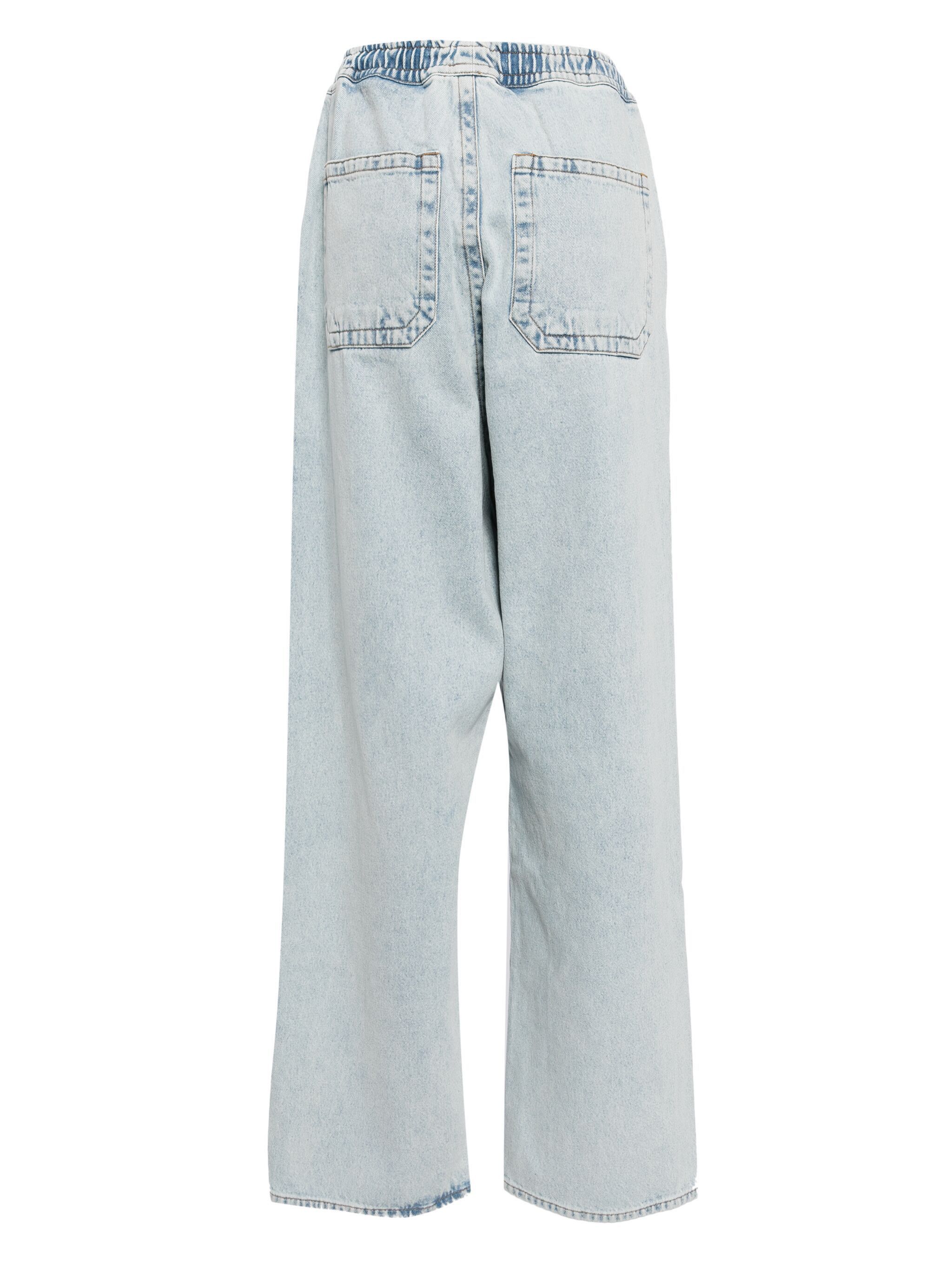 o1s22i1n0924 Double-Stitched Souffle Jeans in Blue