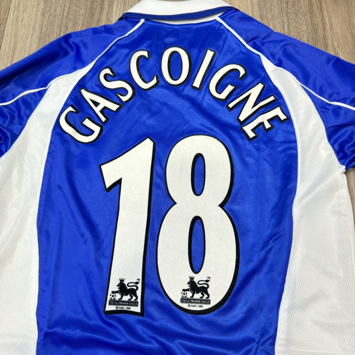 Puma Everton 00/02 home shirt #18 Gascogne Size US S / EU 44-46 / 1 - 4 Thumbnail