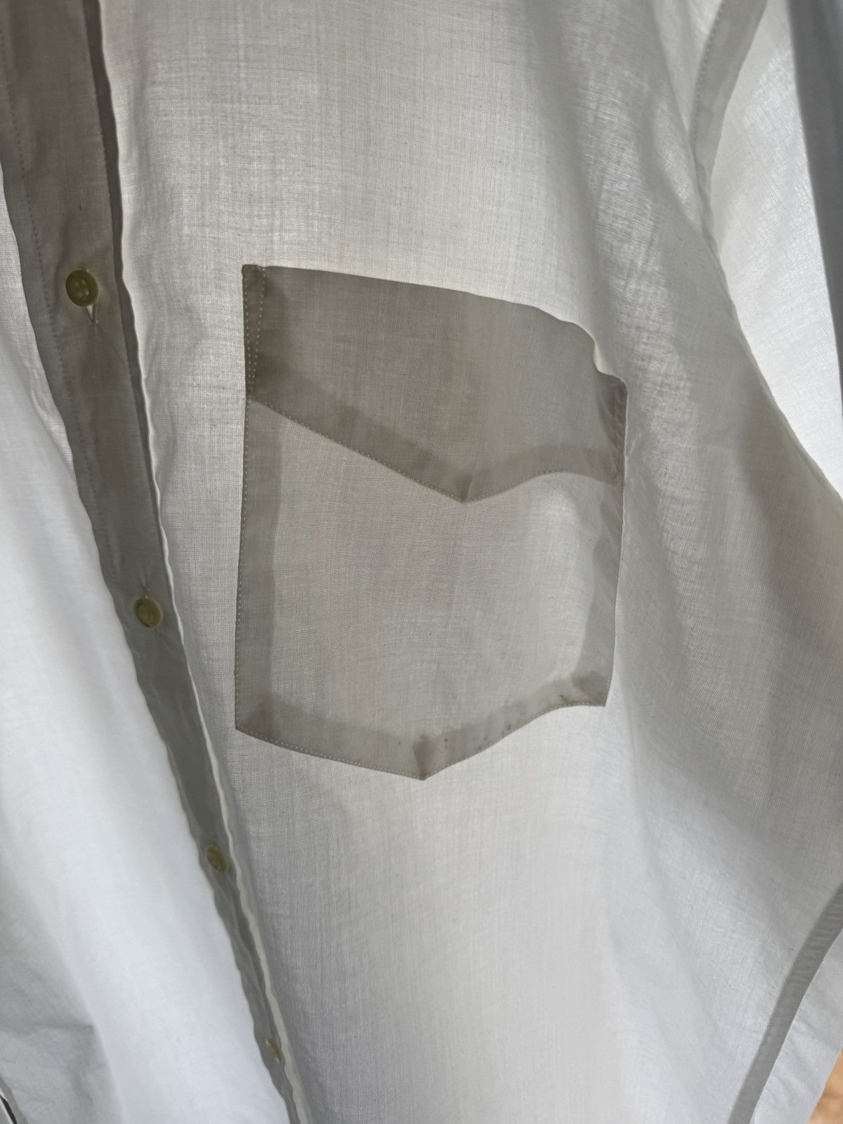 Fendi Fendi Vintage 16/41 Size White Button Striped Collar LongSleeve Button Shirt Size US L / EU 52-54 / 3 - 12 Thumbnail