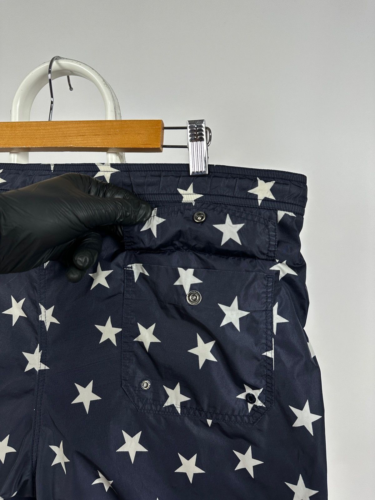 Moncler Moncler Boxer Mare Star Print Navy Blue Swimming Shorts Size US 36 / EU 52 - 11 Thumbnail