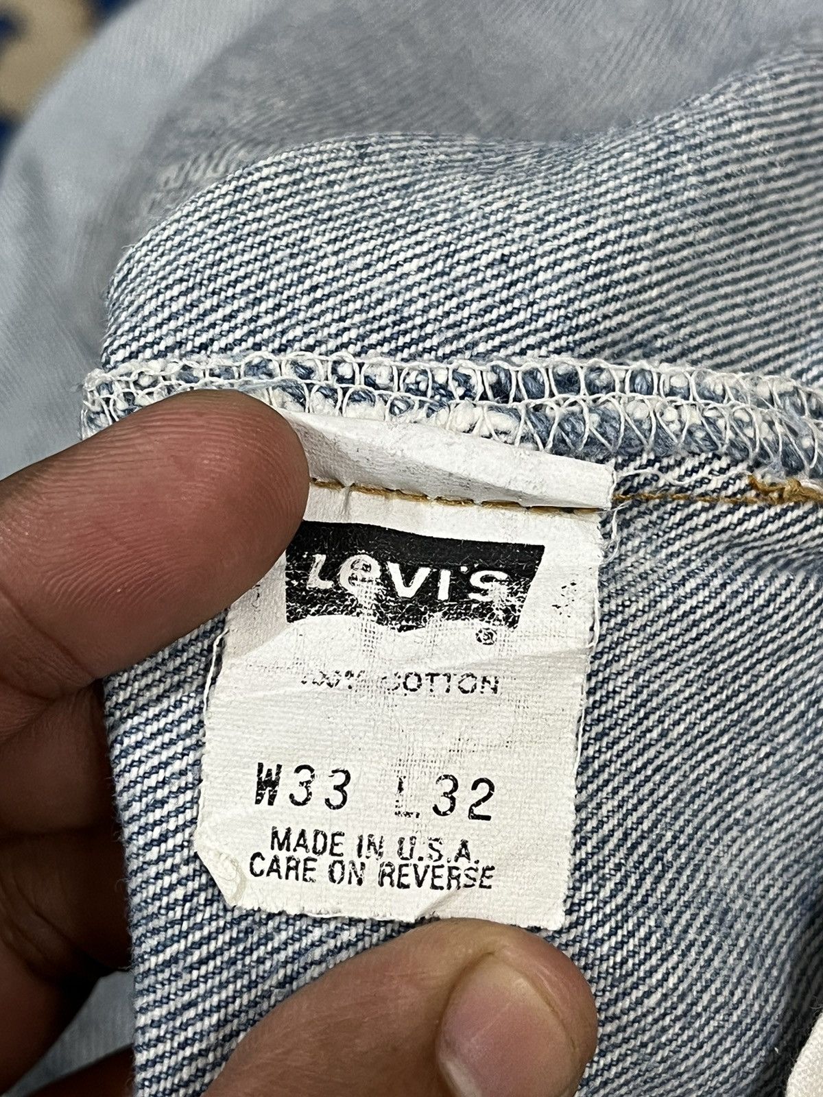 Levi's Vintage Levi’s 80’s 501 Distressed Denim Size US 32 / EU 48 - 10 Thumbnail