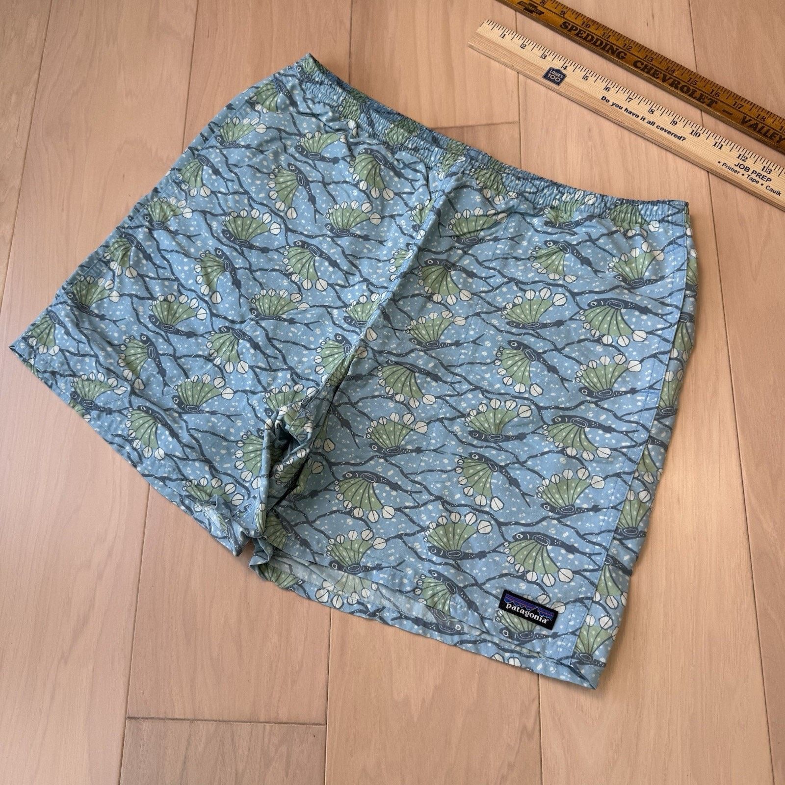 Patagonia Patagonia Baggies Large Blue Lined Shorts Lined 6" Inseam Size US 34 / EU 50 - 10 Thumbnail