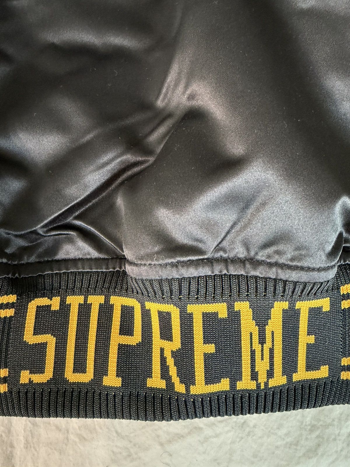 Mitchell & Ness × Supreme Supreme X Mitchell and Ness Satin Bomber jacket Size large Size US L / EU 52-54 / 3 - 17 Thumbnail