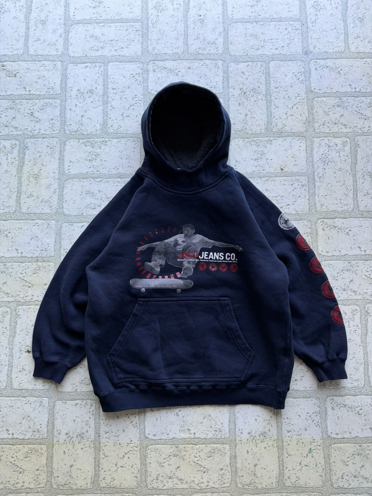 JNCO Vintage JNCO Y2K Skater Hoodie Sweatshirt Size US L / EU 52-54 / 3 - 1 Thumbnail
