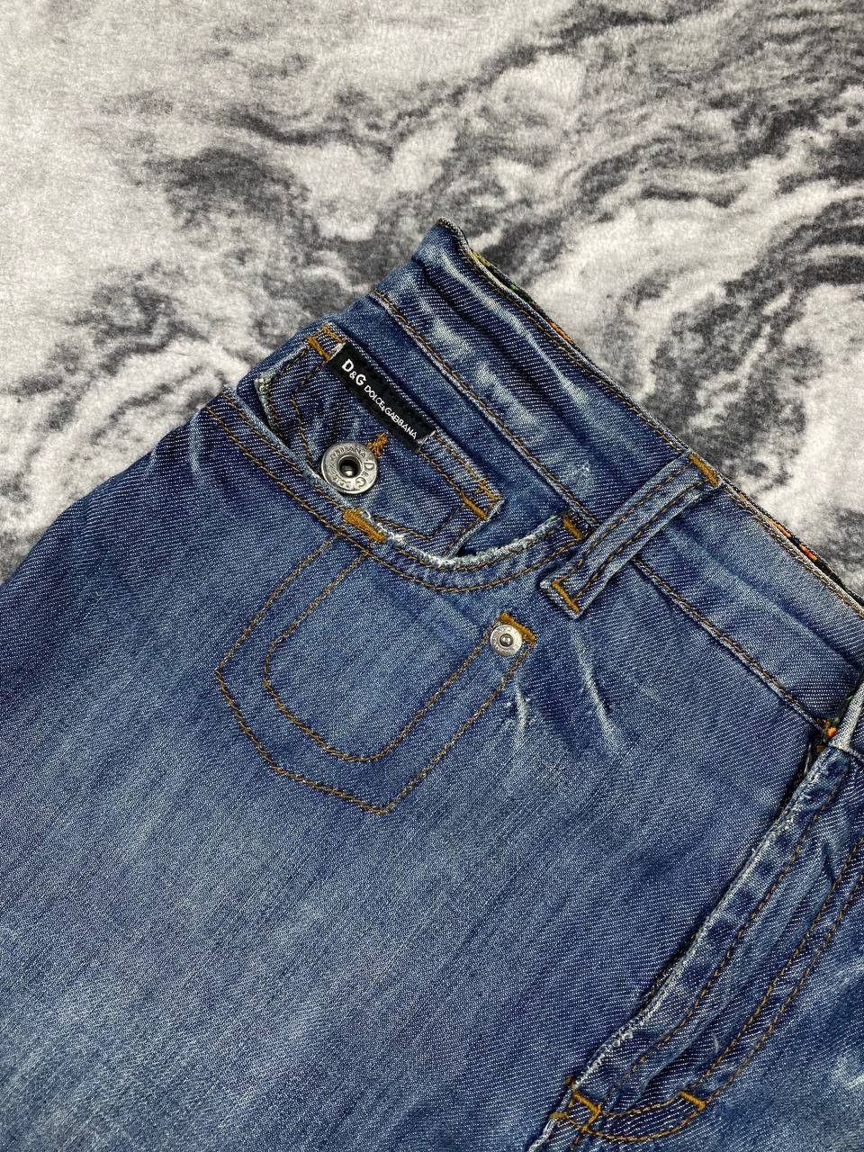 Dolce & Gabbana Vintage Dolce Gabbana Denim Mini Skirt Women Size 26/40 Blue Size 26" / US 2 / IT 38 - 3 Thumbnail