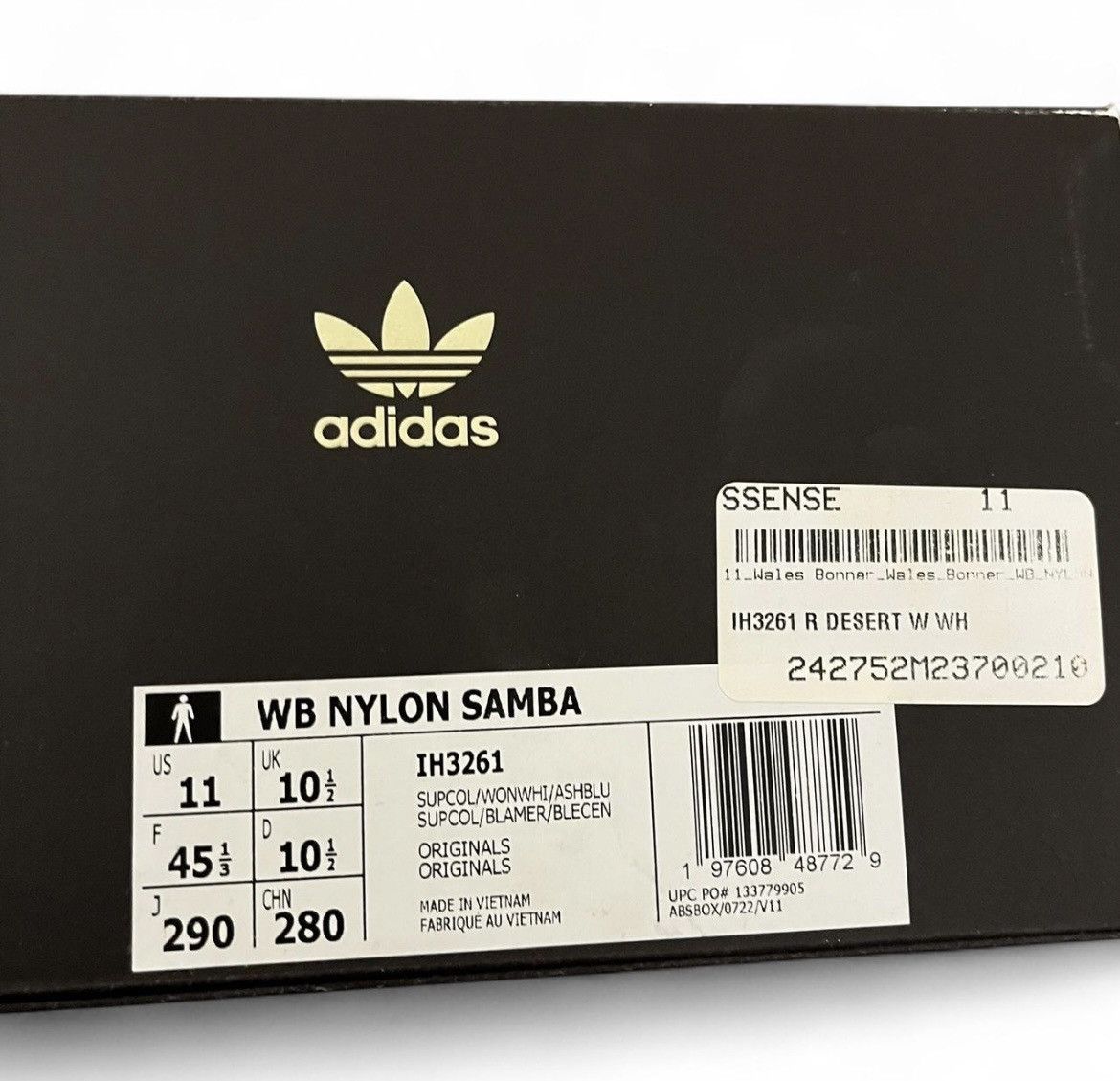 Adidas × Wales Bonner Nylon / Desert White Samba Size US 11 / EU 44 - 5 Thumbnail