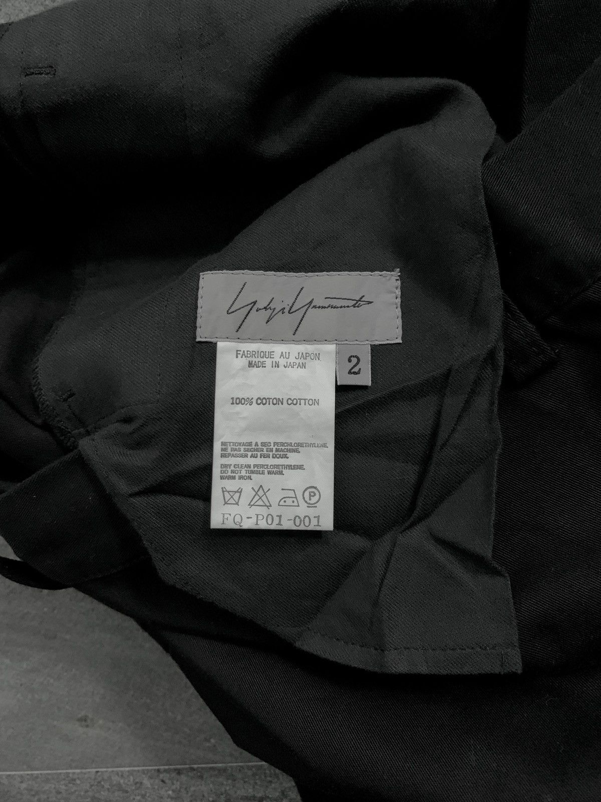 Yohji Yamamoto FREE TAX! Ys Split Hemmed Trousers Size US 29 - 9 Thumbnail