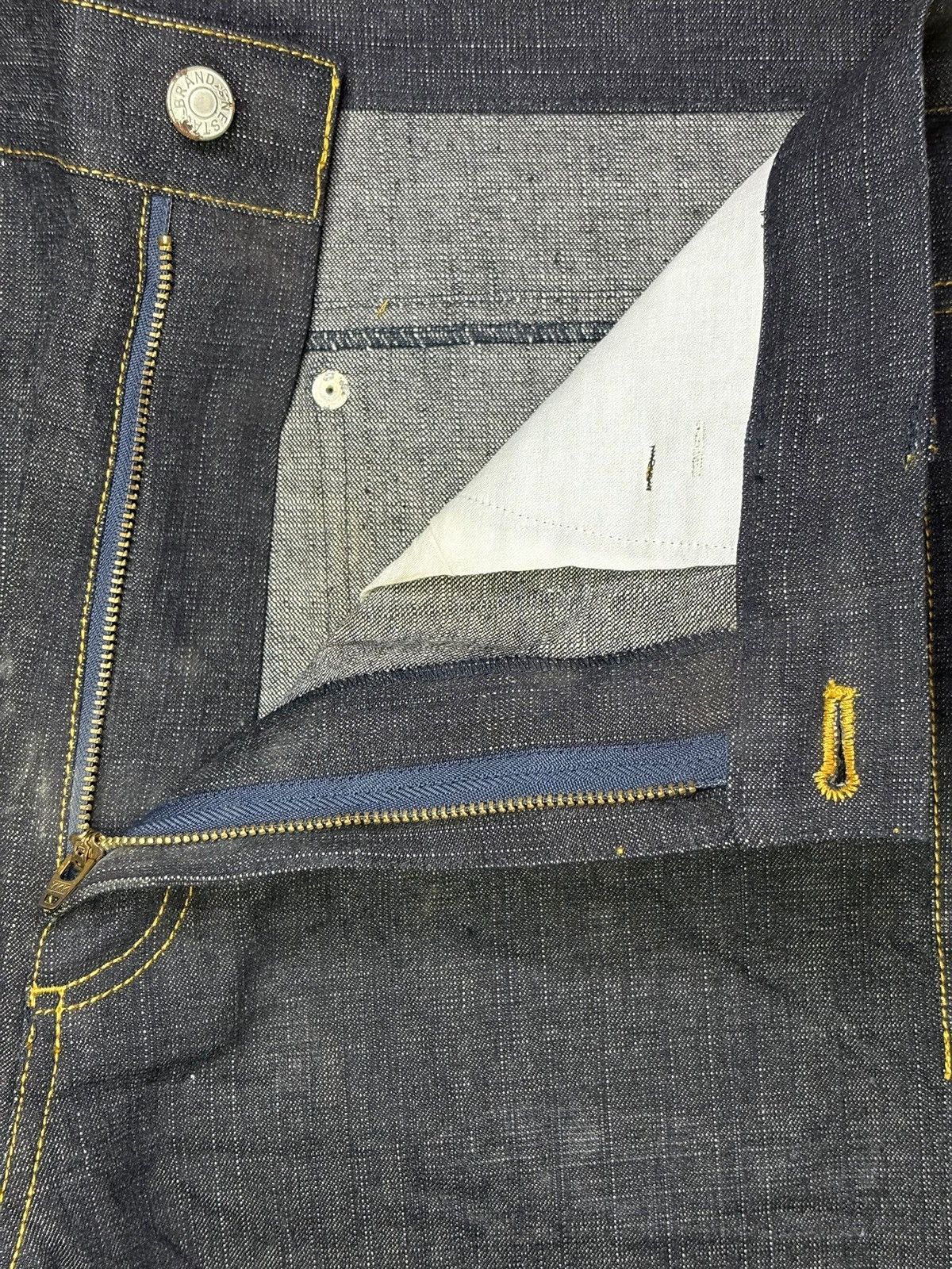 Japanese Brand Vintage Japanese Brand Embroidery Mud Wash Baggy Jeans Size US 33 - 9 Thumbnail