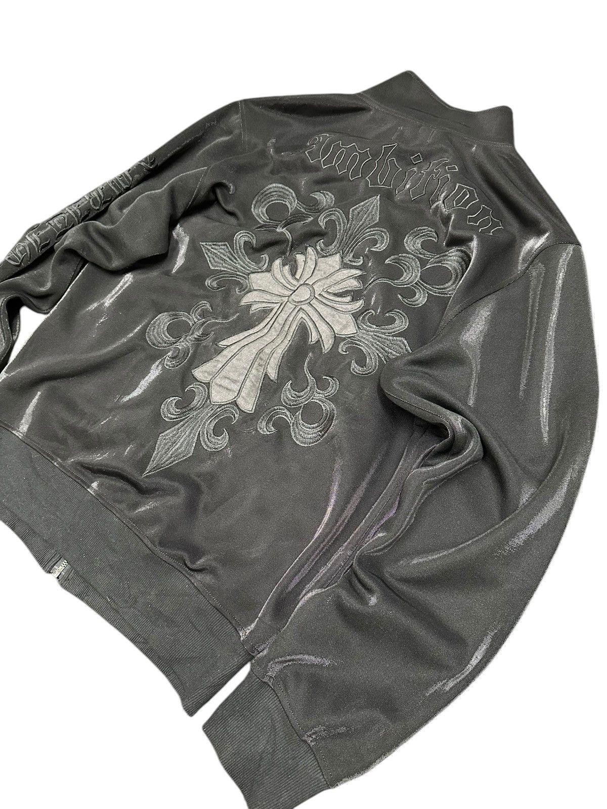 Japanese Brand Ambition Black Tracktop Similar to Chrome Hearts Size US L / EU 52-54 / 3 - 7 Thumbnail