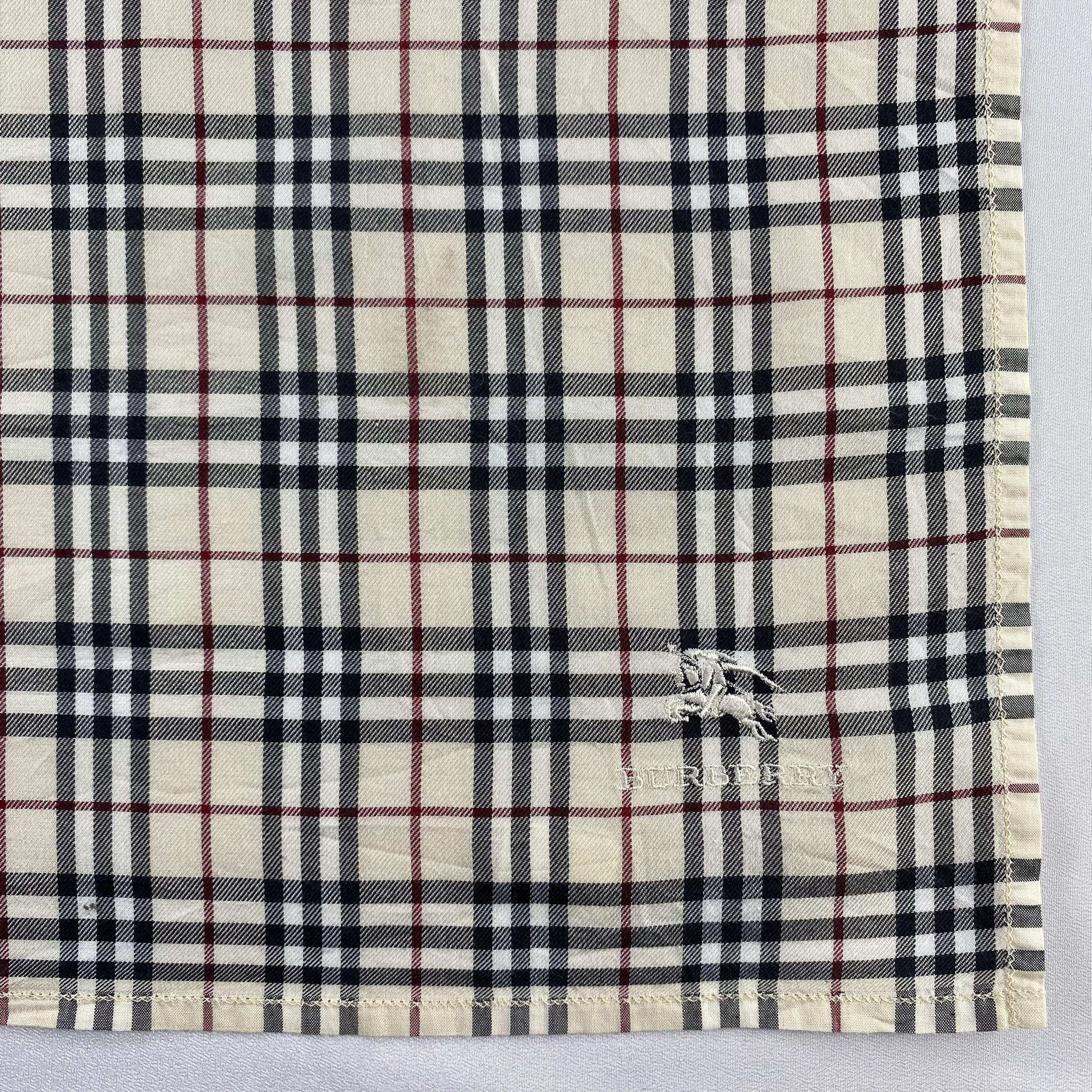 Burberry × Vintage Burberry Handkerchief / Neckerchief / Bandana-P1837 Size ONE SIZE - 3 Thumbnail