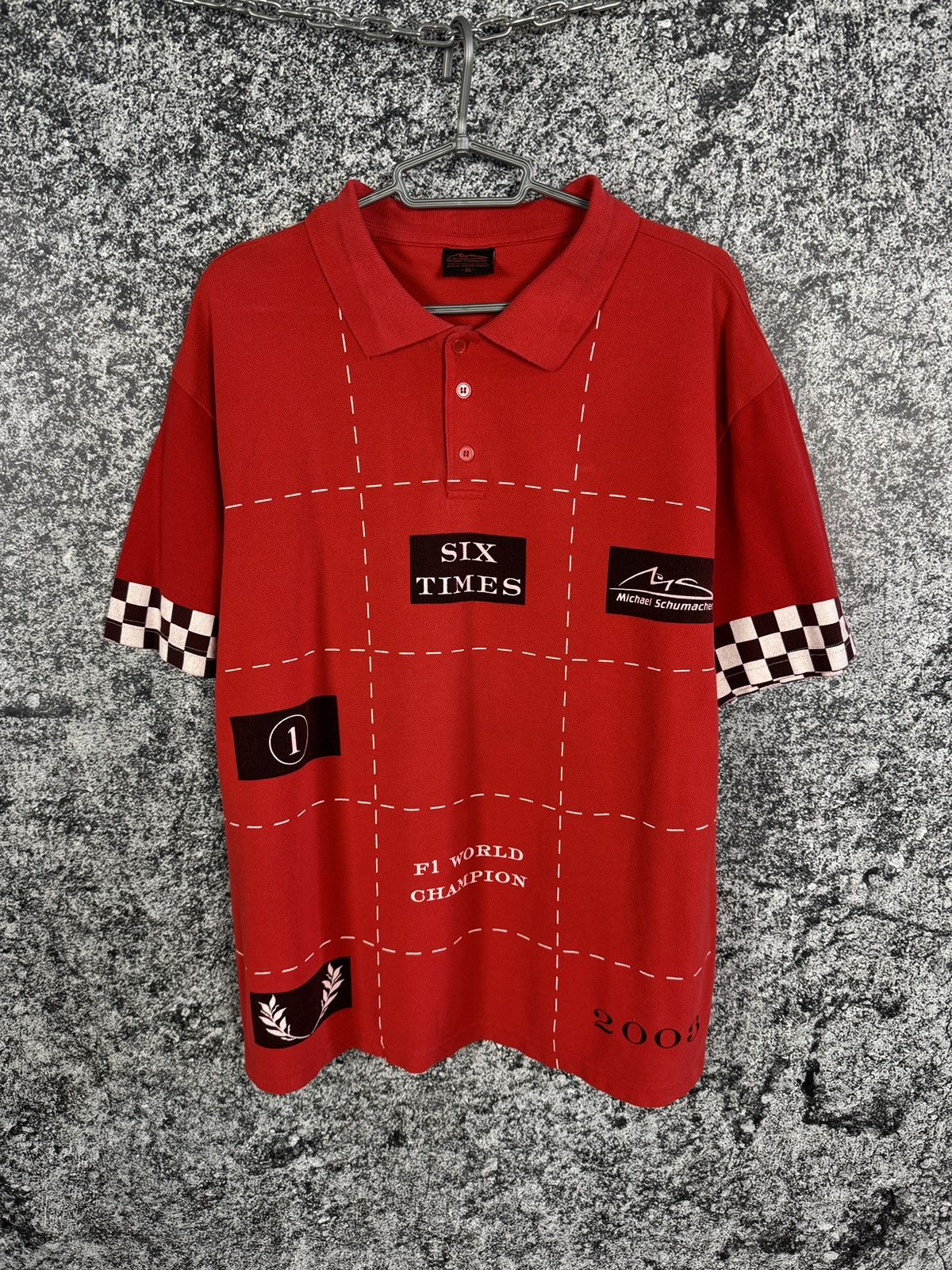 Vintage Michael Schumacher 2003 Polo Shirt Racing F1 Vintage Size XL Size US XL / EU 56 / 4 - 1 Thumbnail