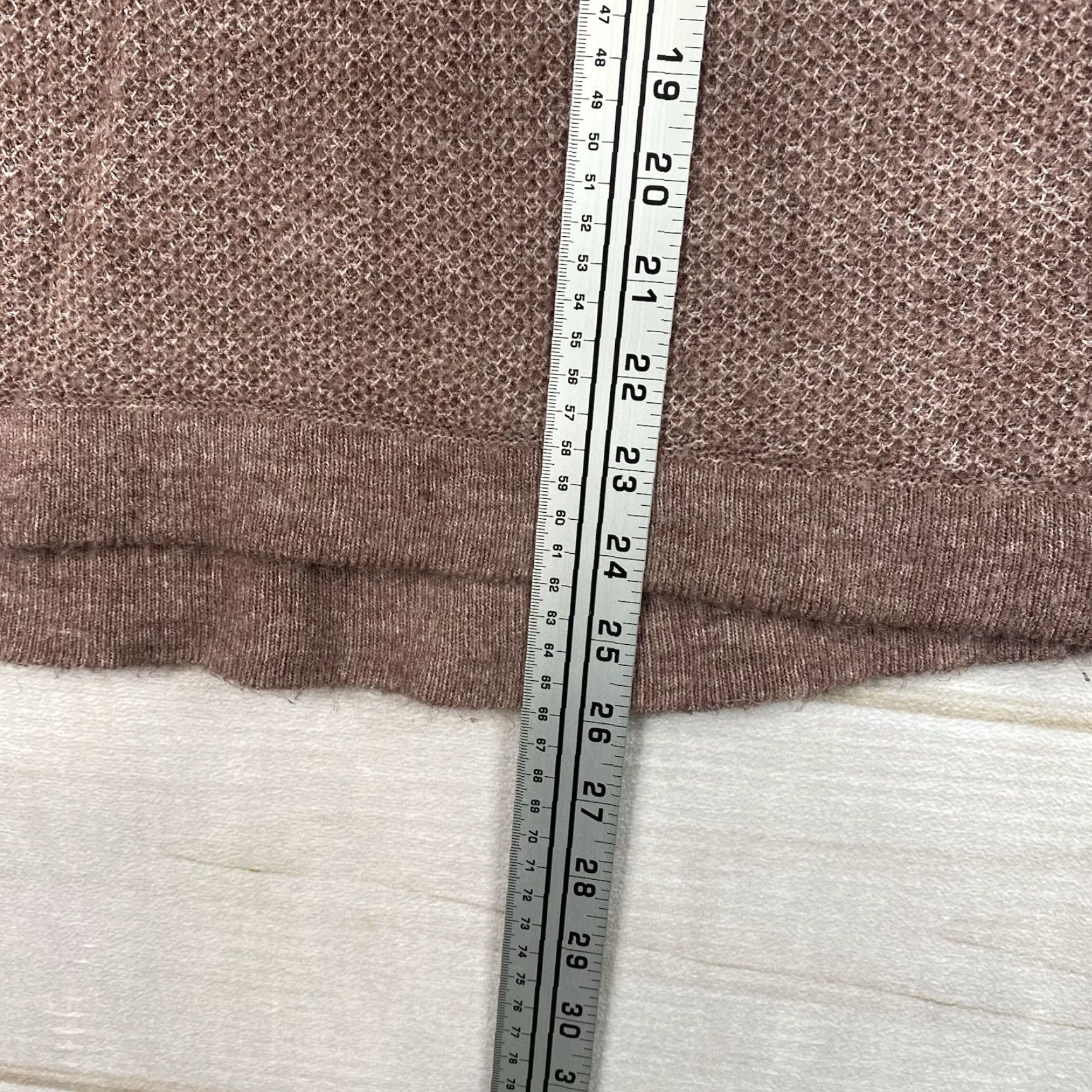 Abercrombie & Fitch Abercrombie & Fitch Sweater Womens XS Pink Shoulder Zip Waffle Knit Stretch Size XS / US 0-2 / IT 36-38 - 4 Thumbnail