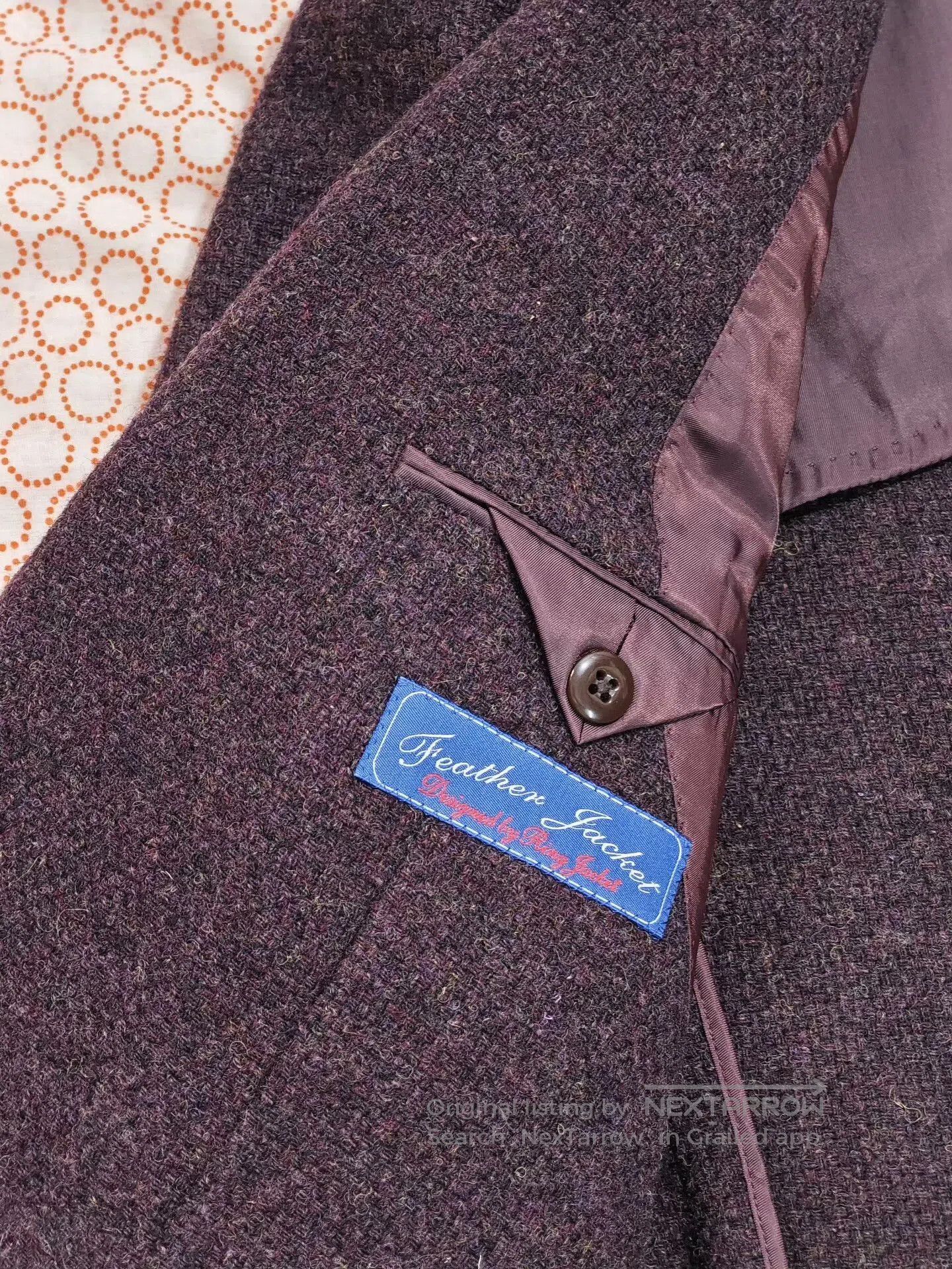 Ring Jacket Ring Jacket Purple Tweed Wool Blazer. Size US M / EU 48-50 / 2 - 7 Thumbnail