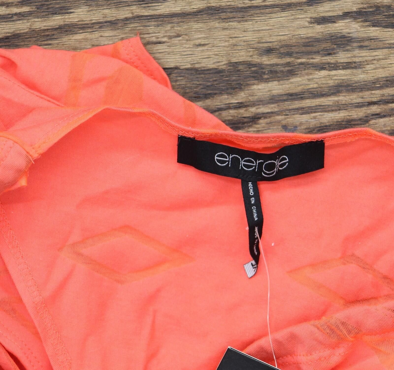 Energie Nwt Energie Cowl-neck Burnout Tank Top Fiery Coral Pink Xl Size XL / US 12-14 / IT 48-50 - 5 Thumbnail