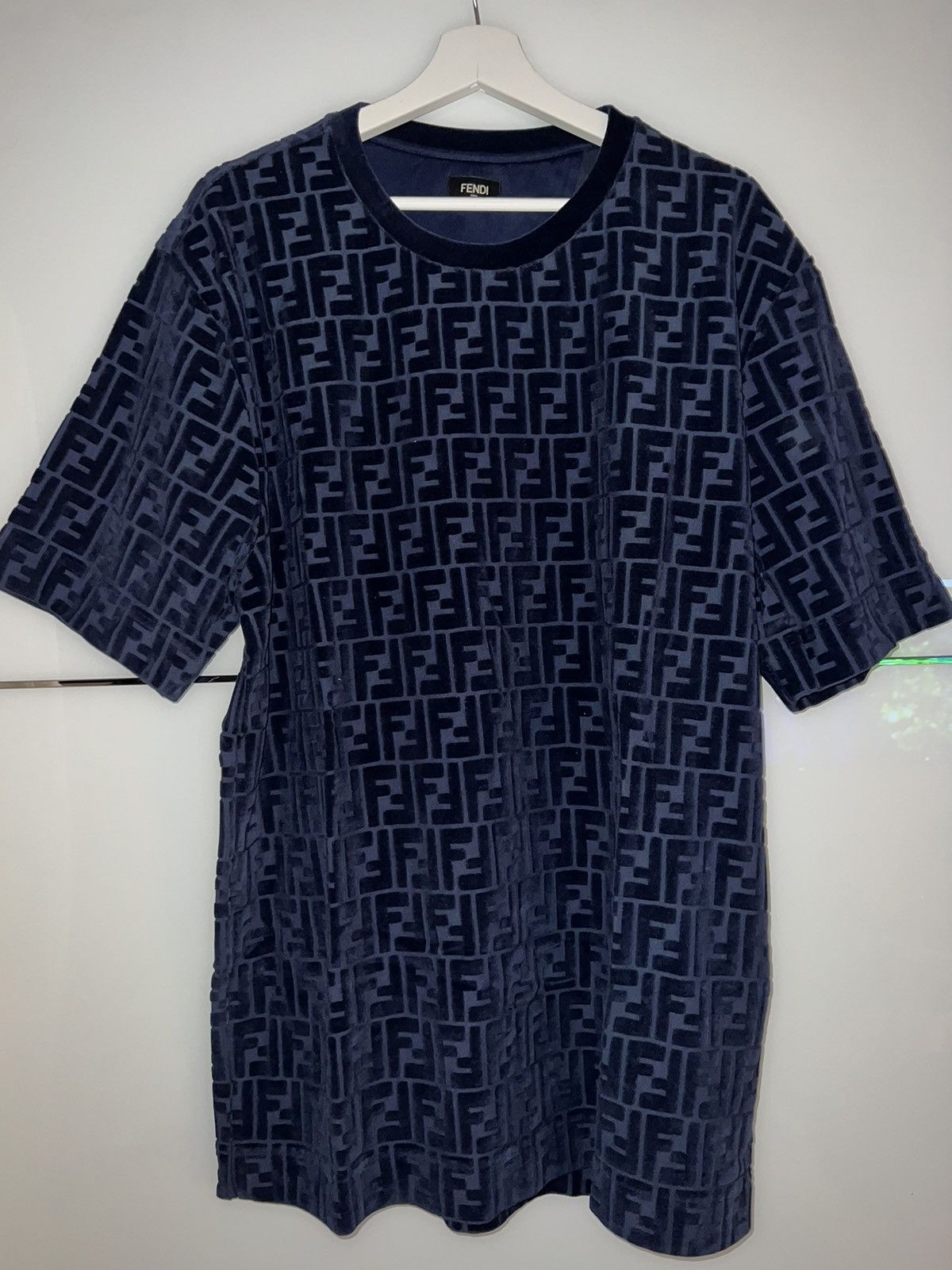 Fendi Fendi Allover FF Chenille Shirt Size US XXL / EU 58 / 5 - 1 Thumbnail