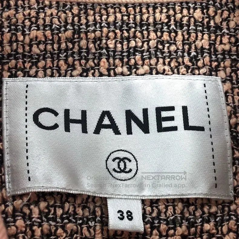 Chanel Chanel Pink knitted denim stitched jacket Size XS / US 0-2 / IT 36-38 - 5 Thumbnail