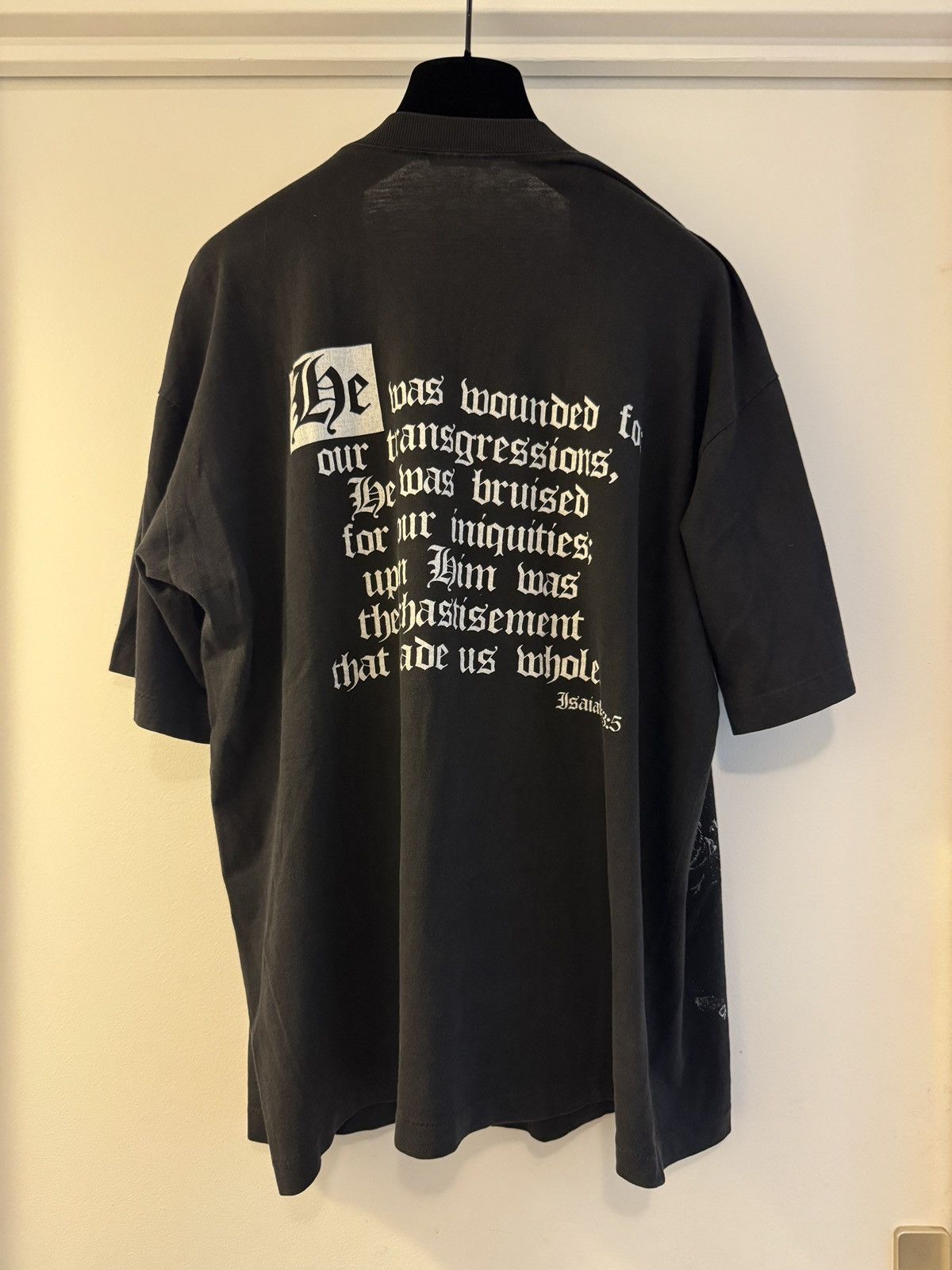 Vintage *RARE* 90s VINTAGE GUSTAVE DORE ART TEE GOD JESUS BIBLE TEE Size US XL / EU 56 / 4 - 5 Thumbnail