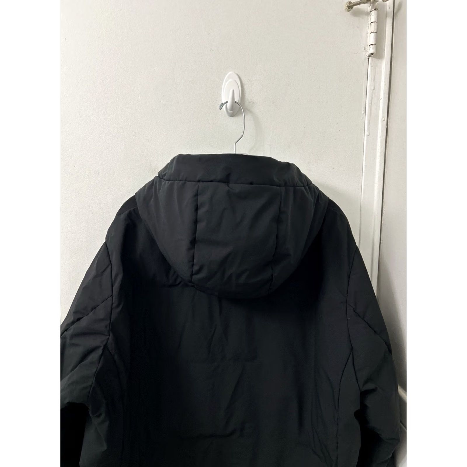 Uniqlo Uniqlo Seamless Down Parka Mens XL Black Hooded Windproof Water Resistant Jacket Parka Size US XL / EU 56 / 4 - 7 Thumbnail