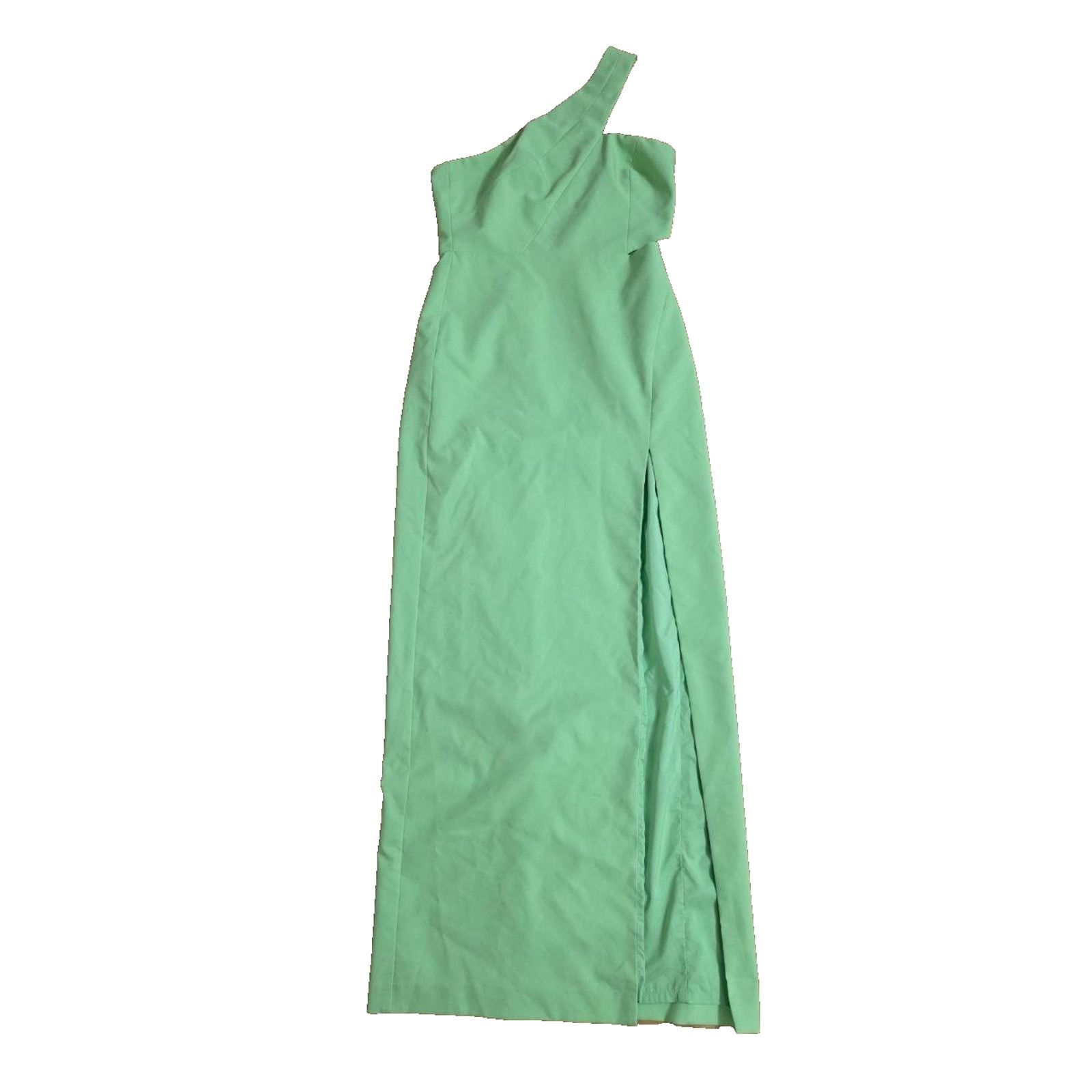 & Other Stories Aidan by Aidan Mattox Cutout Gown Green Size 10 A001116 Size L / US 10 / IT 46 - 2 Thumbnail