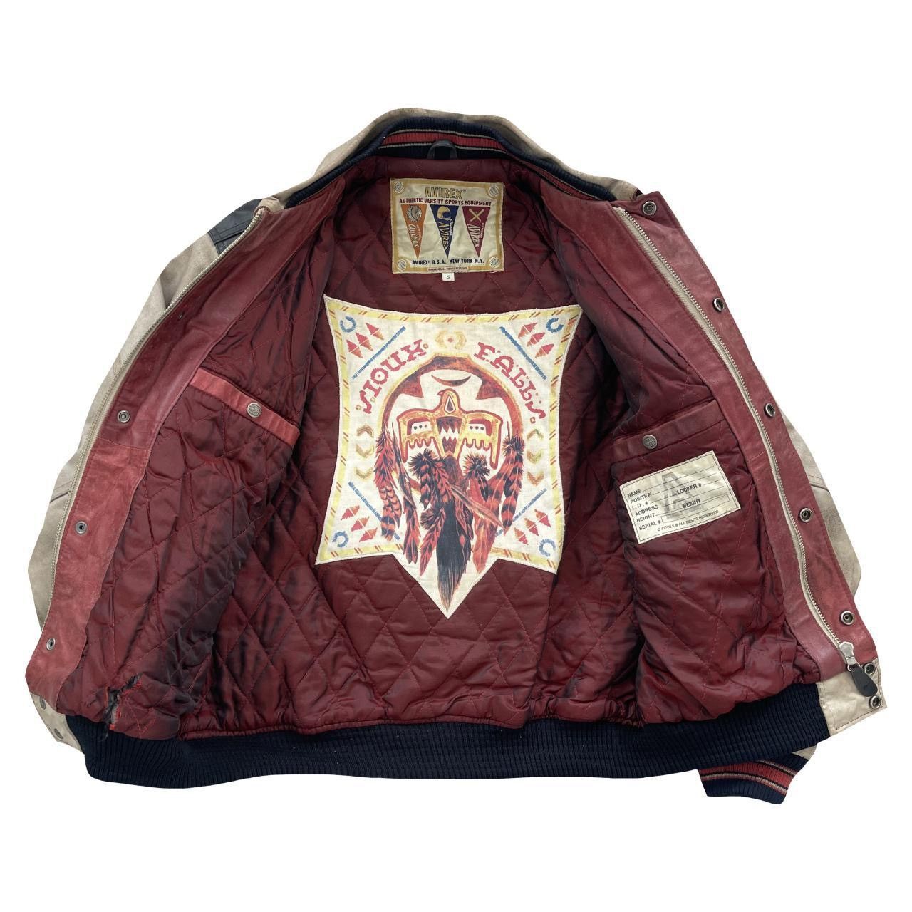 Avirex Avirex Leather Varsity Jacket Size US S / EU 44-46 / 1 - 8 Thumbnail