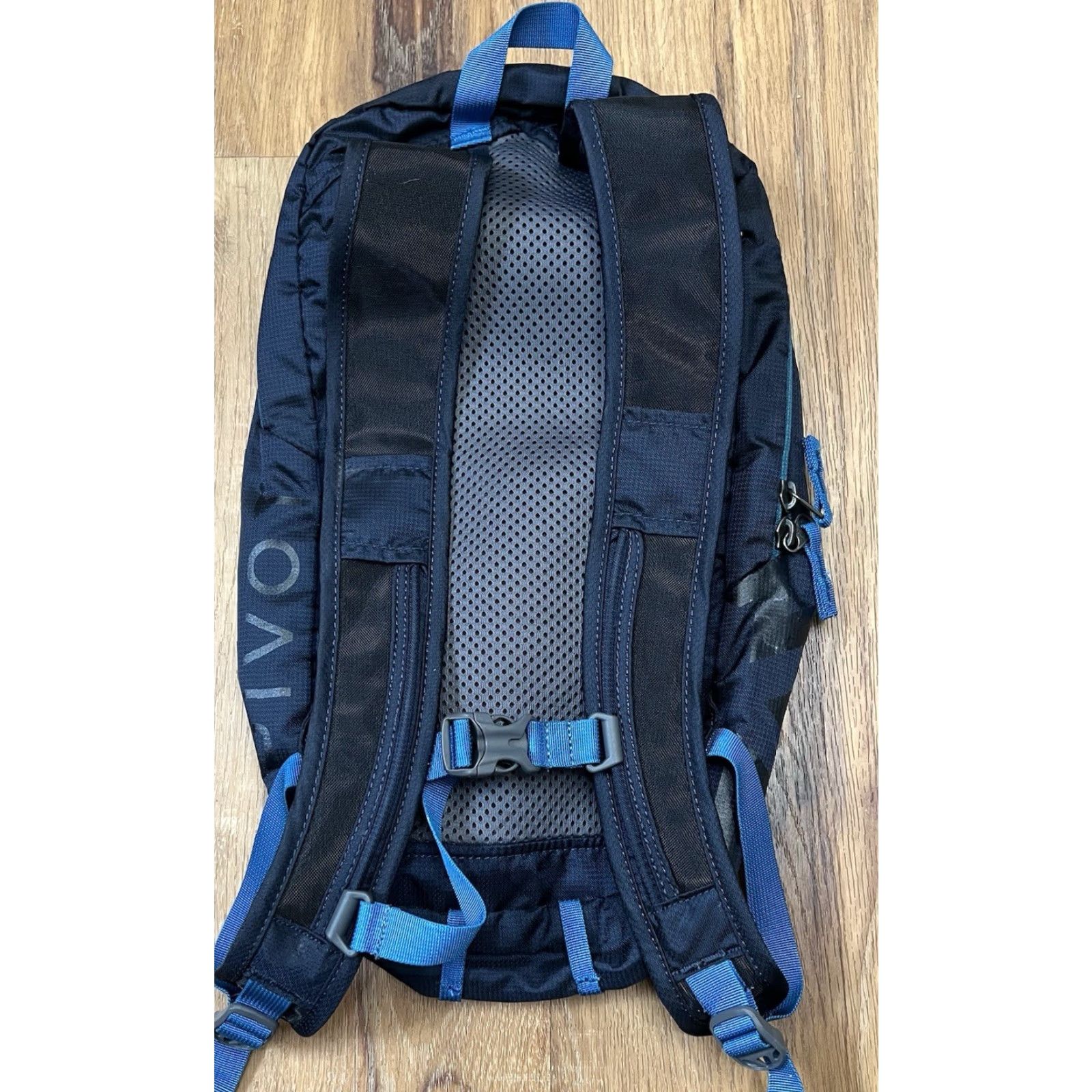 Vintage Pivot Backpack 16” X 8” Multipurpose Light Day Pack School Campus Blue Nylon Straps Unisex Adults Travel Kid/Adult (NWT) Size ONE SIZE - 5 Thumbnail