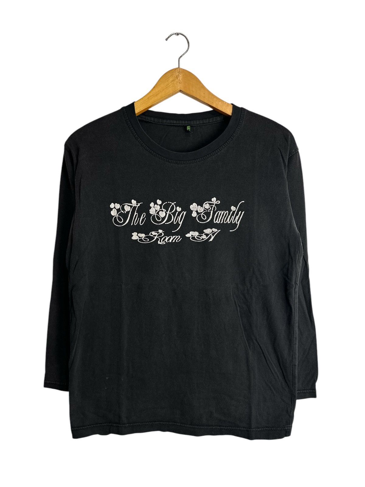 Japanese Brand ARABIC LONG SLEEVE BLACK FADED GOTHIC POEM IFSIX LGB STYLE Size US M / EU 48-50 / 2 - 2 Thumbnail