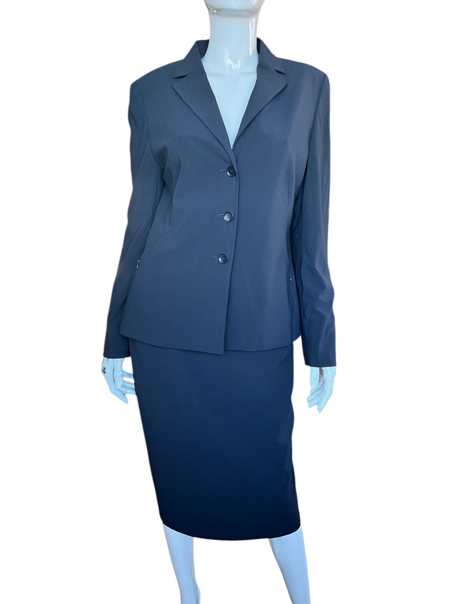 Akris Akris Punto skirt suit Size L / US 10 / IT 46 - 2 Thumbnail