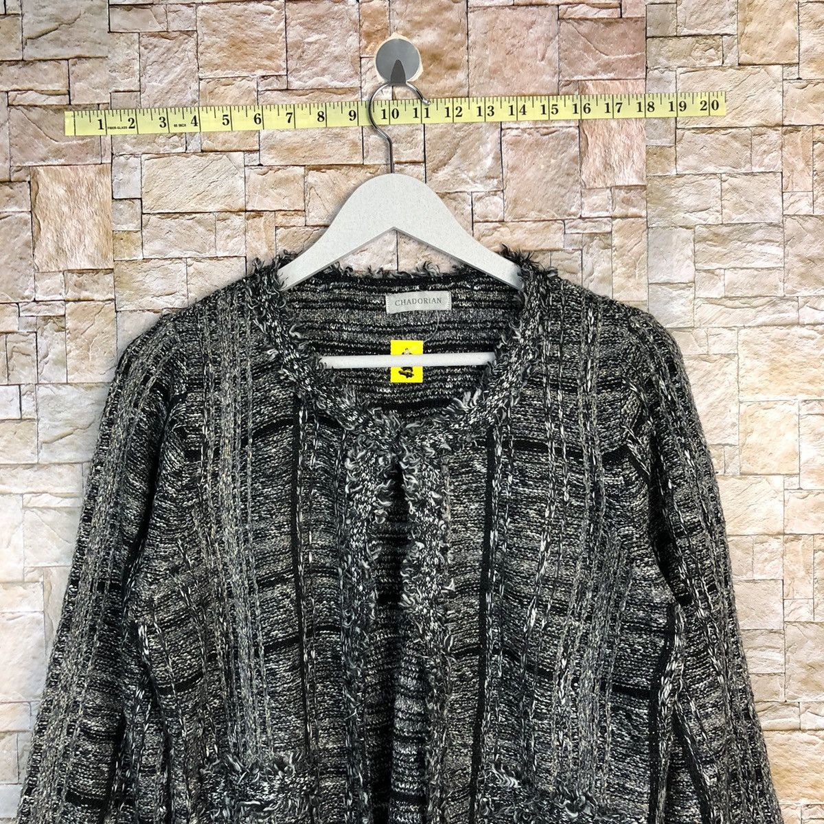 Homespun Knitwear × Japanese Brand Chadoriah Black Knitwear ripped style #A224 Size M / US 6-8 / IT 42-44 - 2 Thumbnail