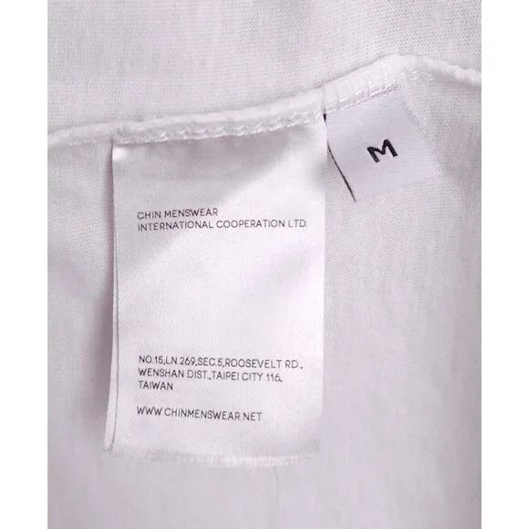 Other Chin Menswear Intl. Love T-Shirt Size M Mens White Nwt $105 Size US M / EU 48-50 / 2 - 10 Thumbnail