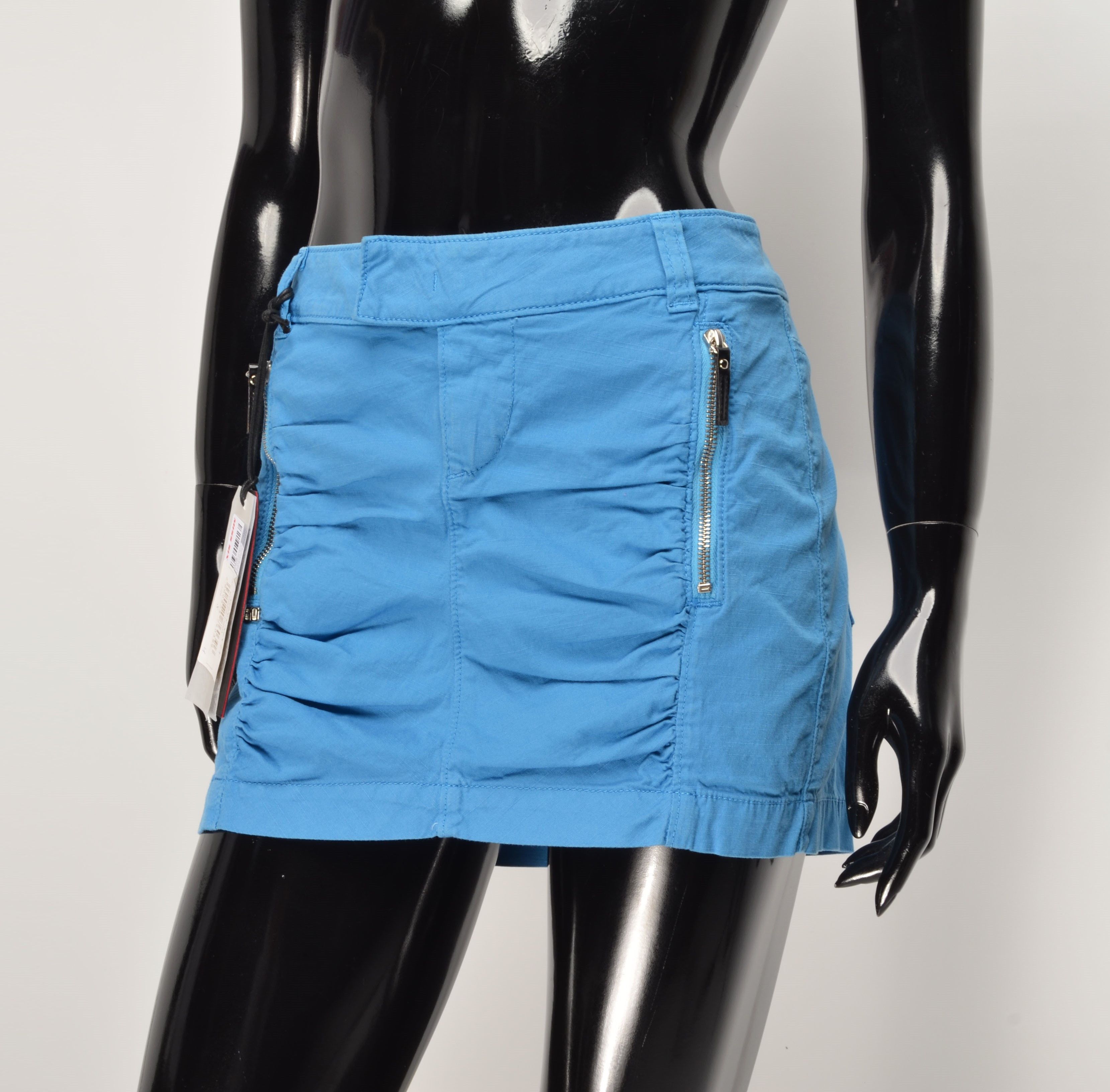 Miss Sixty Vintage Miss Sixty Y2K Blue Coquette Mini Skirt Size 30" / US 8 / IT 44 - 2 Thumbnail