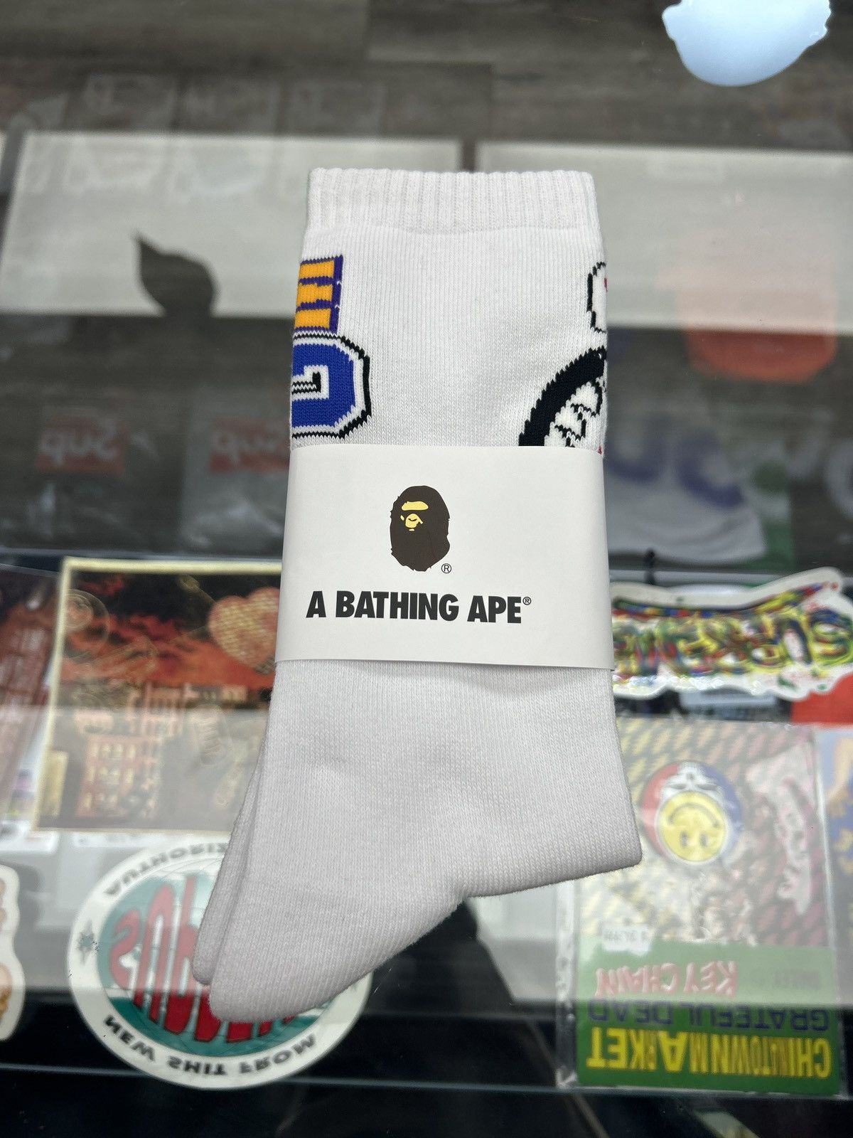 Bape A bathing ape socks Size ONE SIZE - 1 Thumbnail
