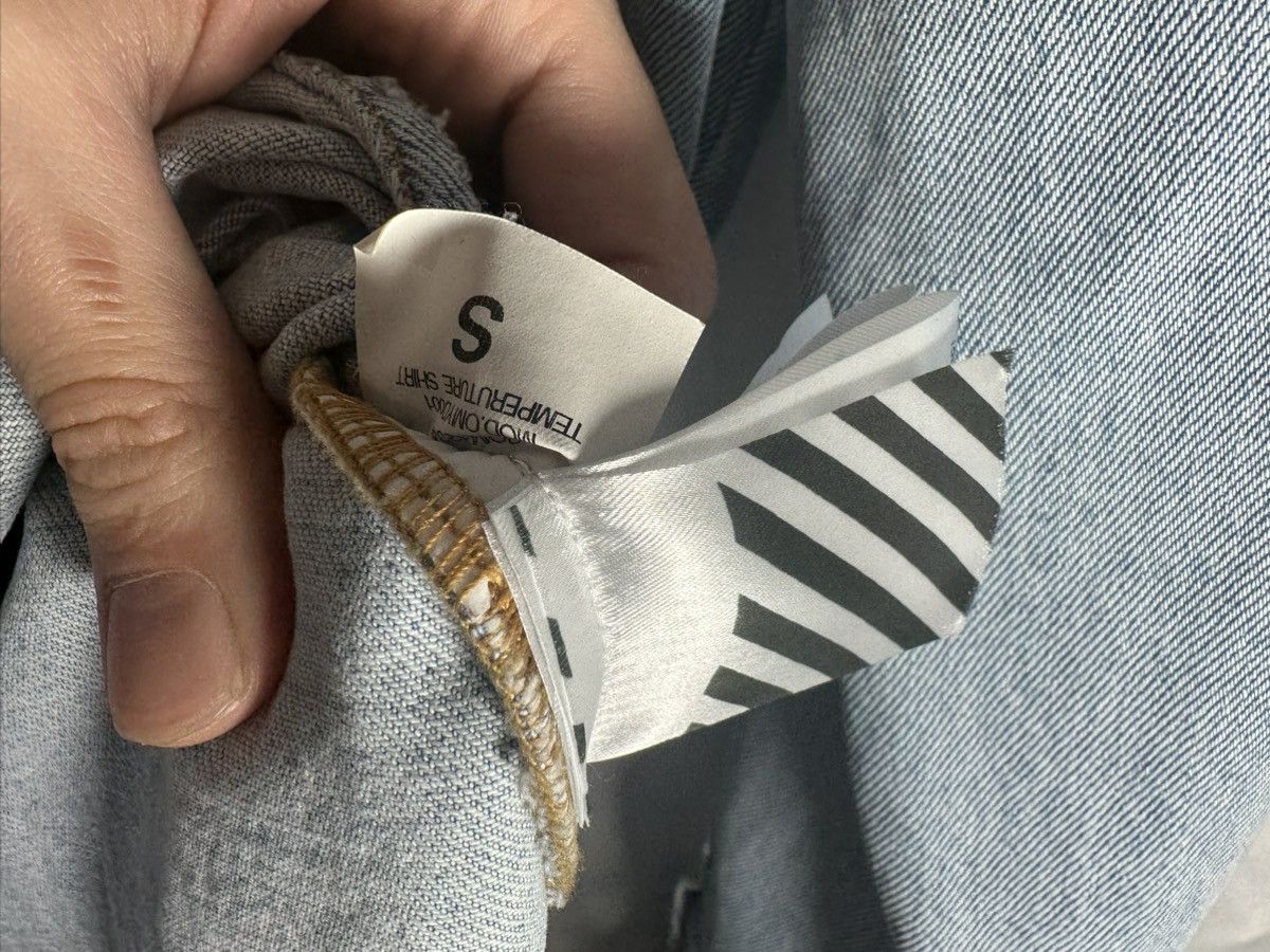 Off-White OFF WHITE STRIPER SHIRT Size US S / EU 44-46 / 1 - 11 Thumbnail