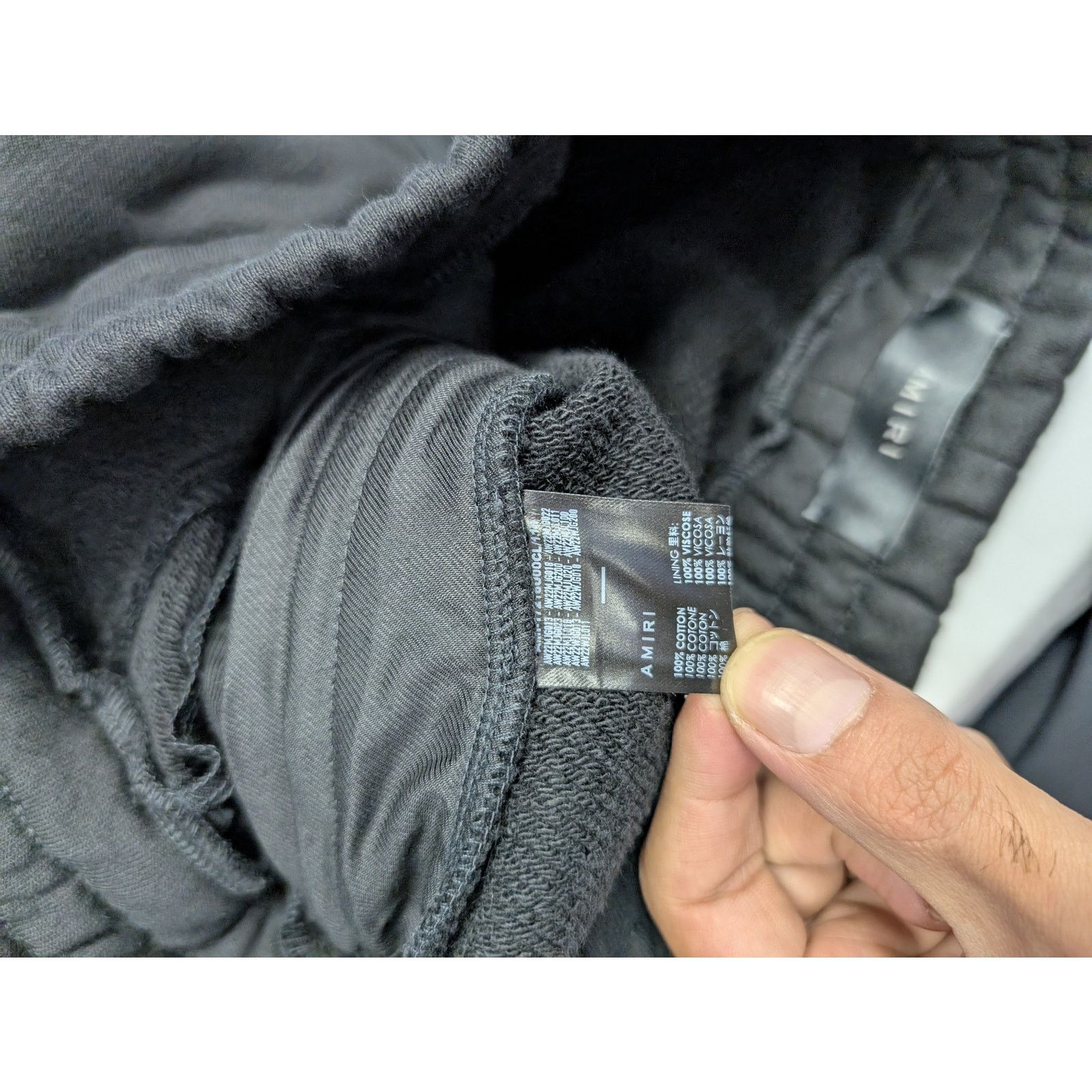 Amiri o1rshd1 Q:2 / " Puff " Logo Sweatpant / Joggers in Black Size US 30 / EU 46 - 11 Thumbnail