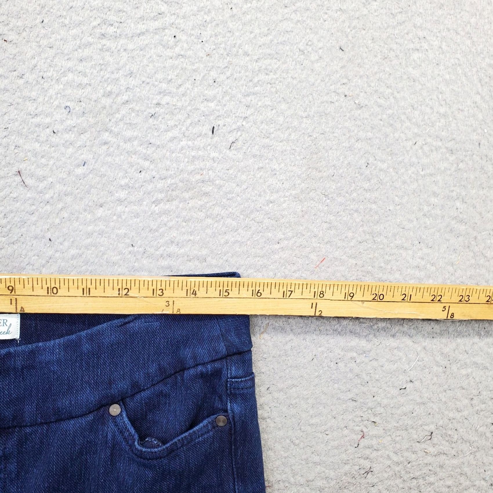 Coldwater Creek Coldwater Creek Jeans Womens Blue Denim Stretch Straight Leg High Waist Pull On Womens Jeans Size 30" / US 8 / IT 44 - 6 Thumbnail