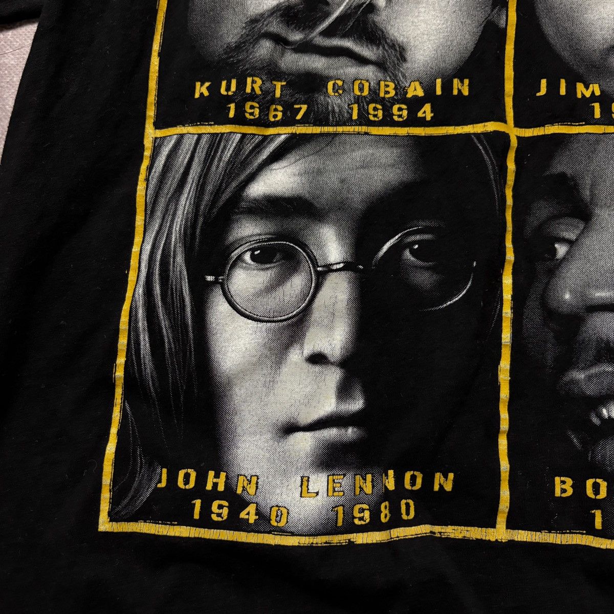 Band Tees × Bob Marley crazy 90s single stitch Kurt Cobain legends t-shirt lennon Size US M / EU 48-50 / 2 - 4 Thumbnail