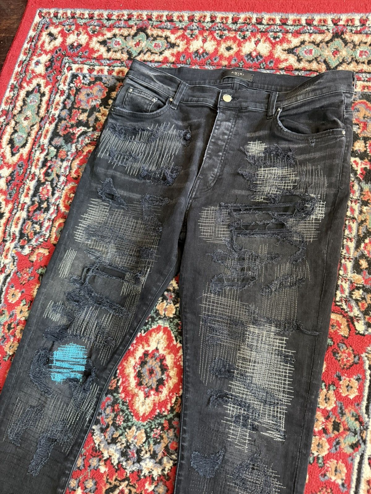 Amiri Amiri mx1 boro jeans size 36 Size US 36 / EU 52 - 2 Thumbnail