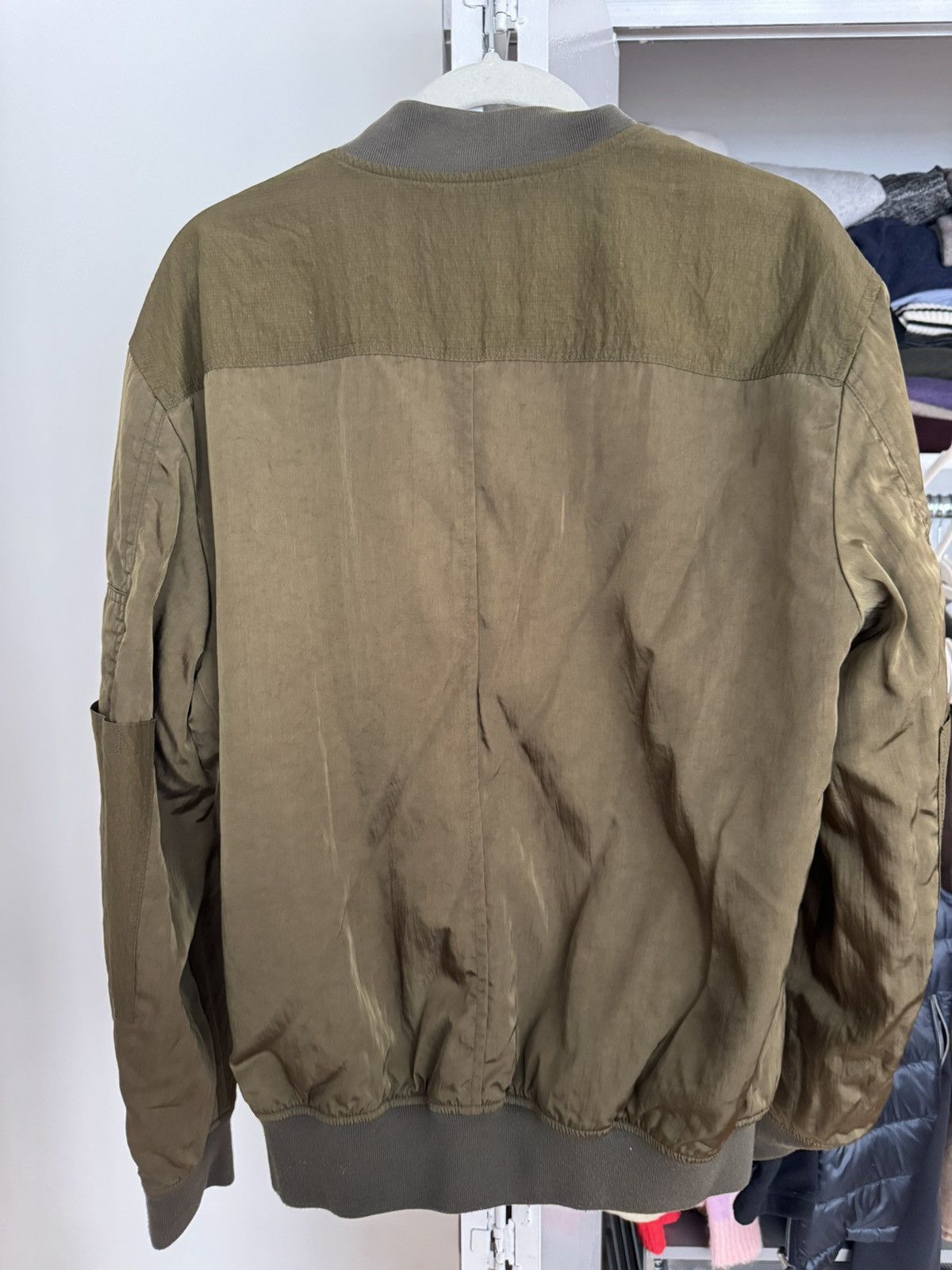 Vince Reversible green and blue quilted bomber Size US M / EU 48-50 / 2 - 2 Thumbnail