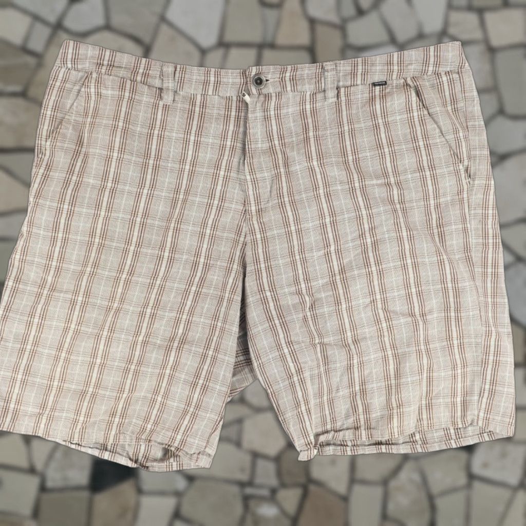 Hurley Hurley Cotton Blend Twill Chino Shorts Multi-Colored Plaid Men's 40 Size US 40 / EU 56 - 1 Thumbnail